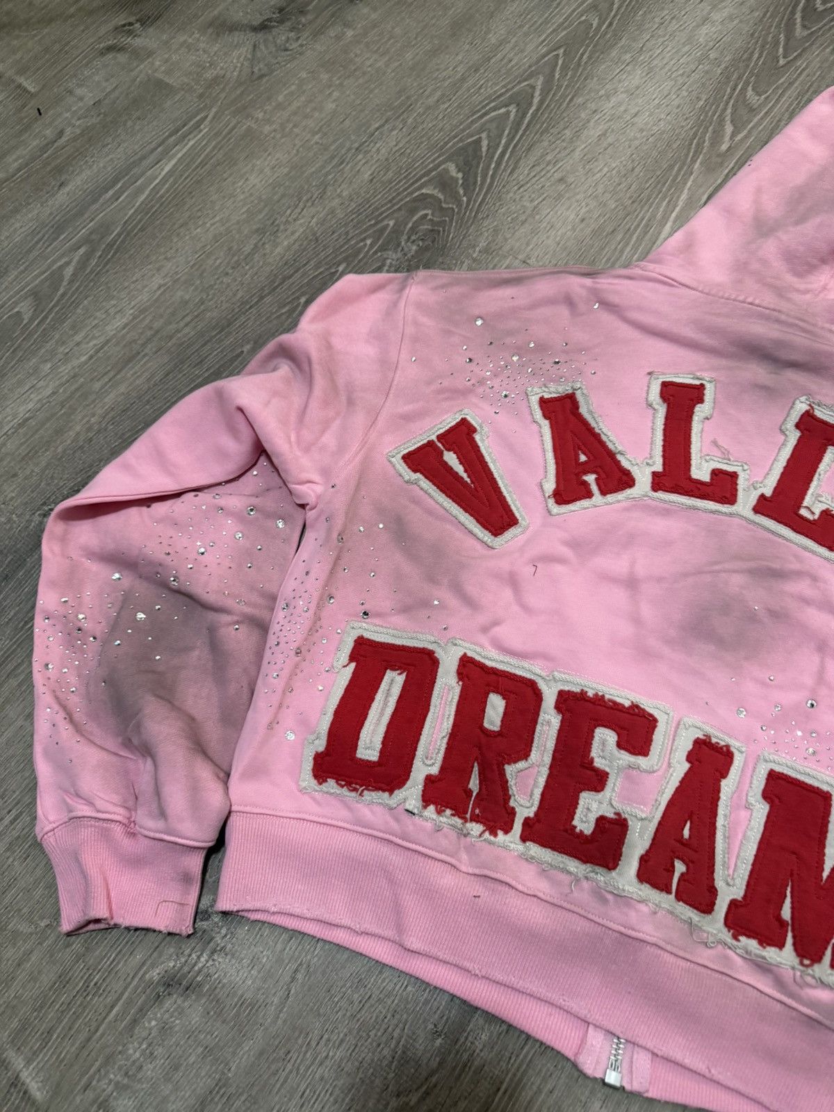 Vale Vale Venus Pink Crystal Stone Zip Up Size Large Size US L / EU 52-54 / 3 - 7 Thumbnail