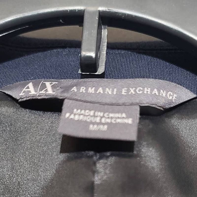 Armani Exchange Armani Exchange Navy Two Button Blazer Medium Size 38R - 4 Thumbnail