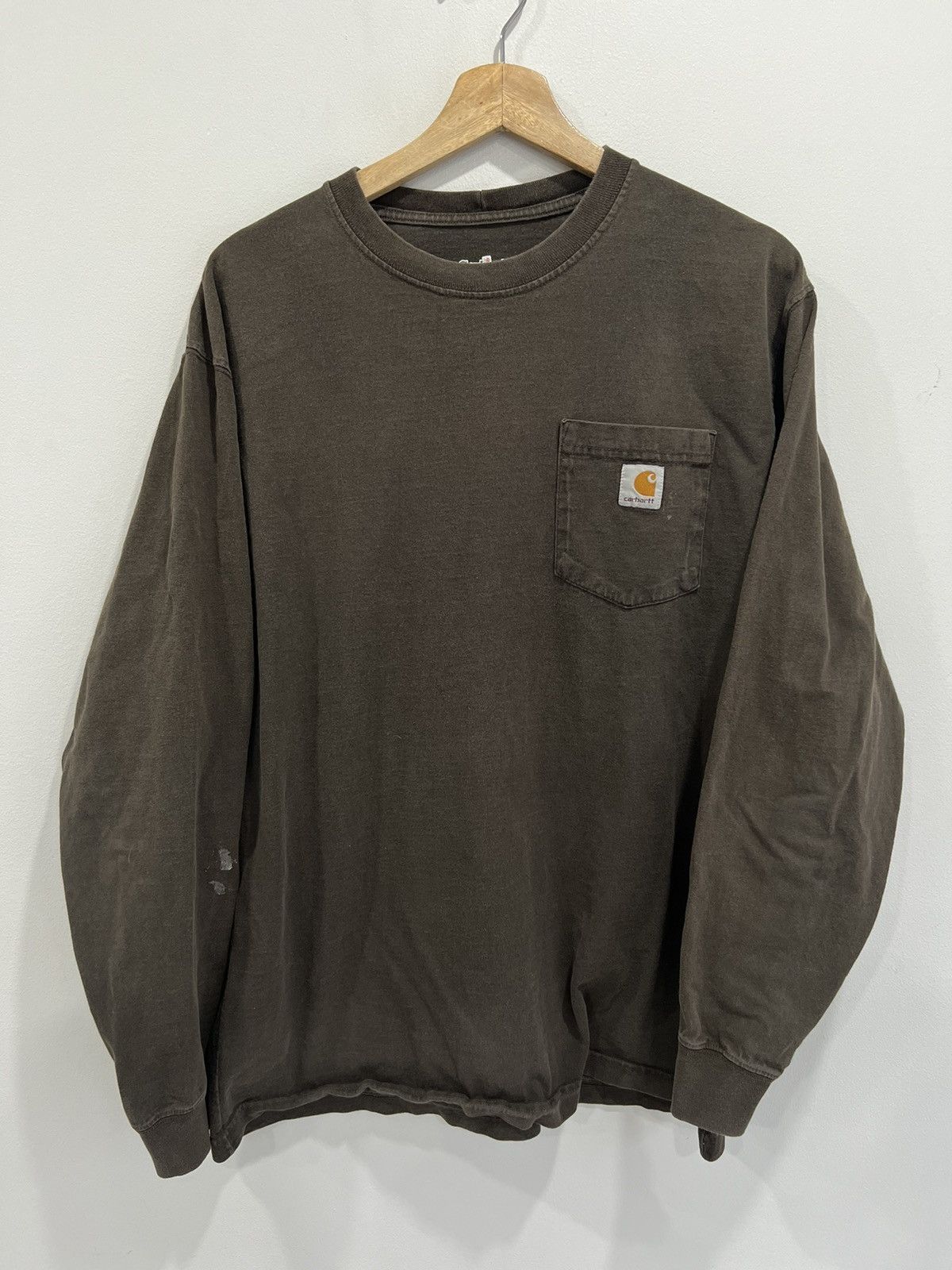 Carhartt Vintage Carhartt Longsleeve Shirt brown Size US M / EU 48-50 / 2 - 1 Thumbnail