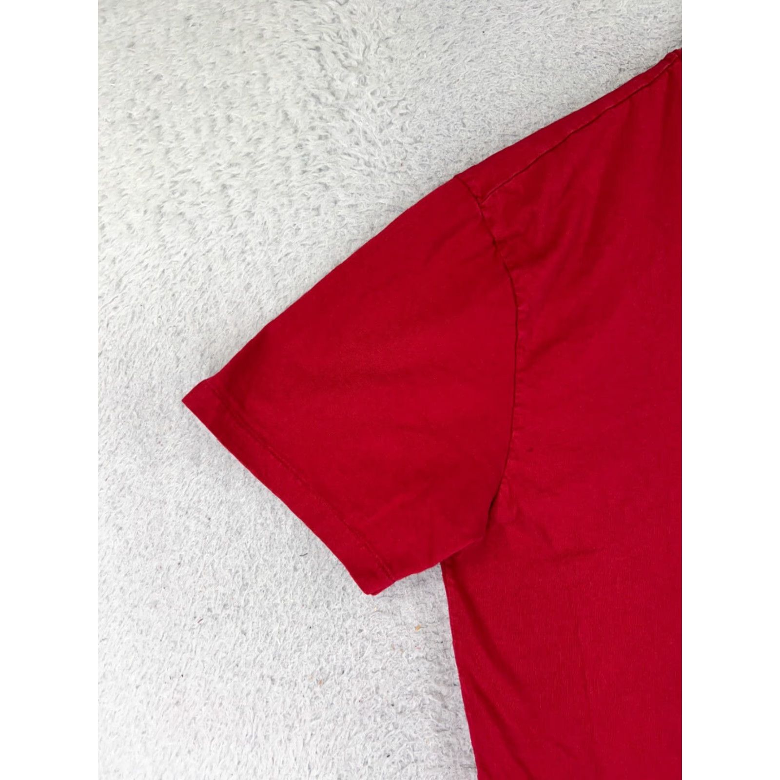 Ralph Lauren VINTAGE Ralph Lauren Shirt Mens Large Red Pony Crew Neck Short Sleeve Cotton Size US L / EU 52-54 / 3 - 3 Thumbnail