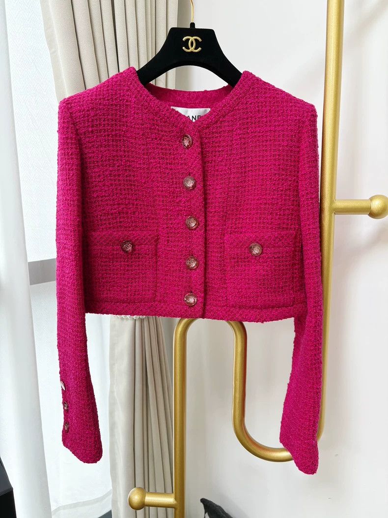 Chanel Chanel 21K rose double C diamond buckle braided long-sleev Size S / US 4 / IT 40 - 2 Thumbnail