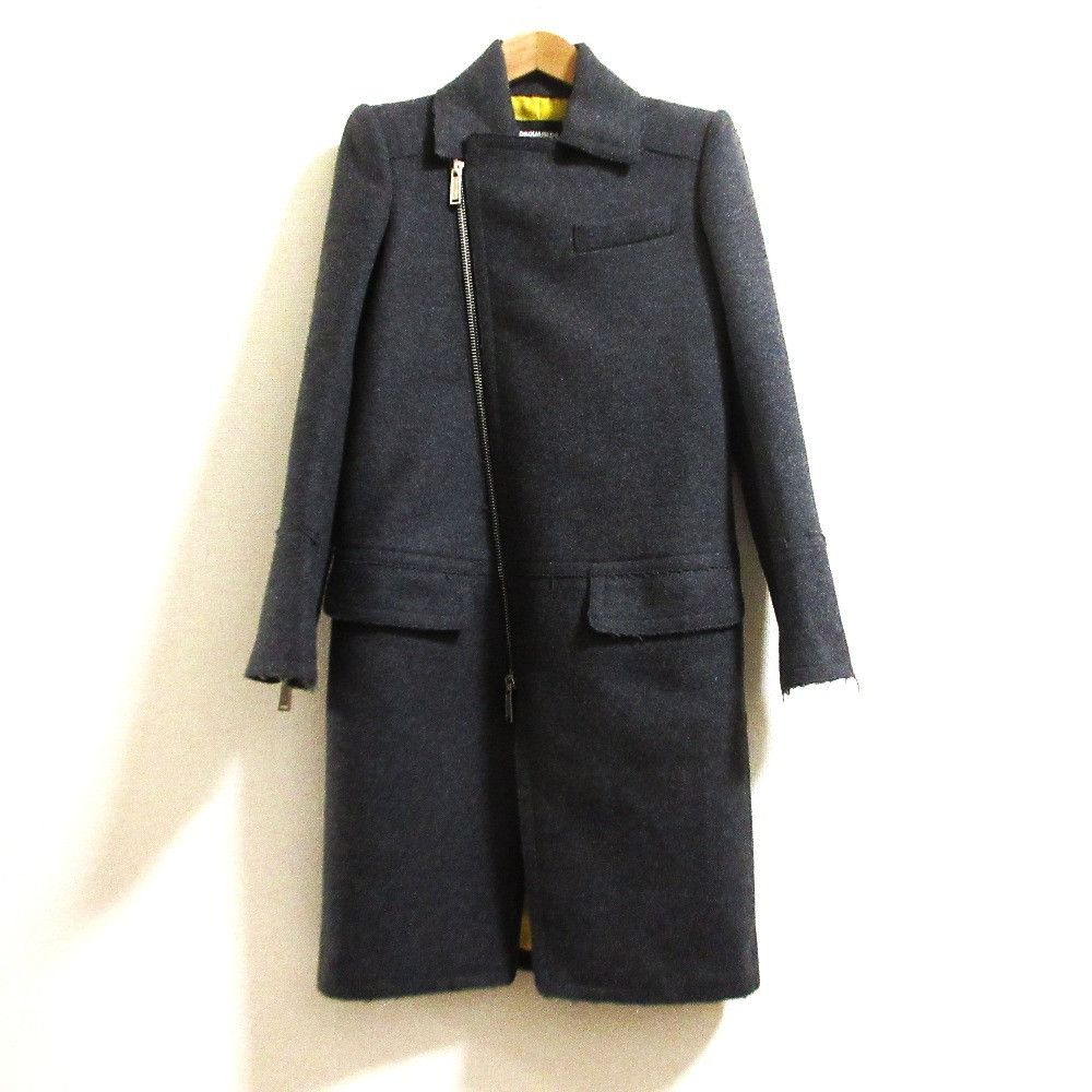Other Other Dsquared2 Cutoff Wool Riders Coat Others Outerwear DUTY FREE for USA Size ONE SIZE - 1 Thumbnail