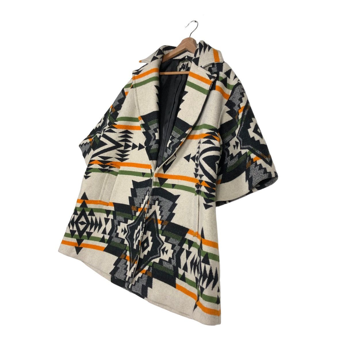 Japanese Brand × Vintage 🔥VINTAGE NAVAJO NATIVE AZTEC WOOL JACKET DOUBLE BREAST Size US M / EU 48-50 / 2 - 2 Thumbnail