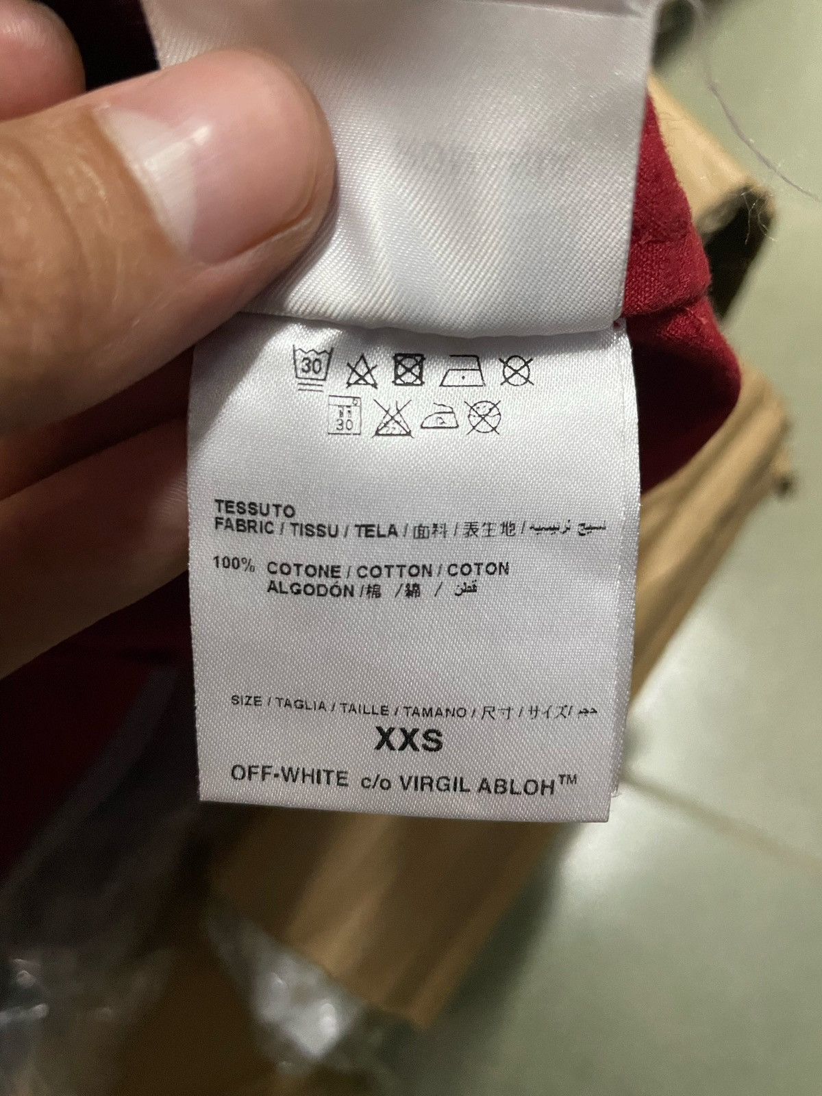 Off-White Off-White 16FW Painted Oversized Jacket Size US XXS / EU 40 - 8 Thumbnail