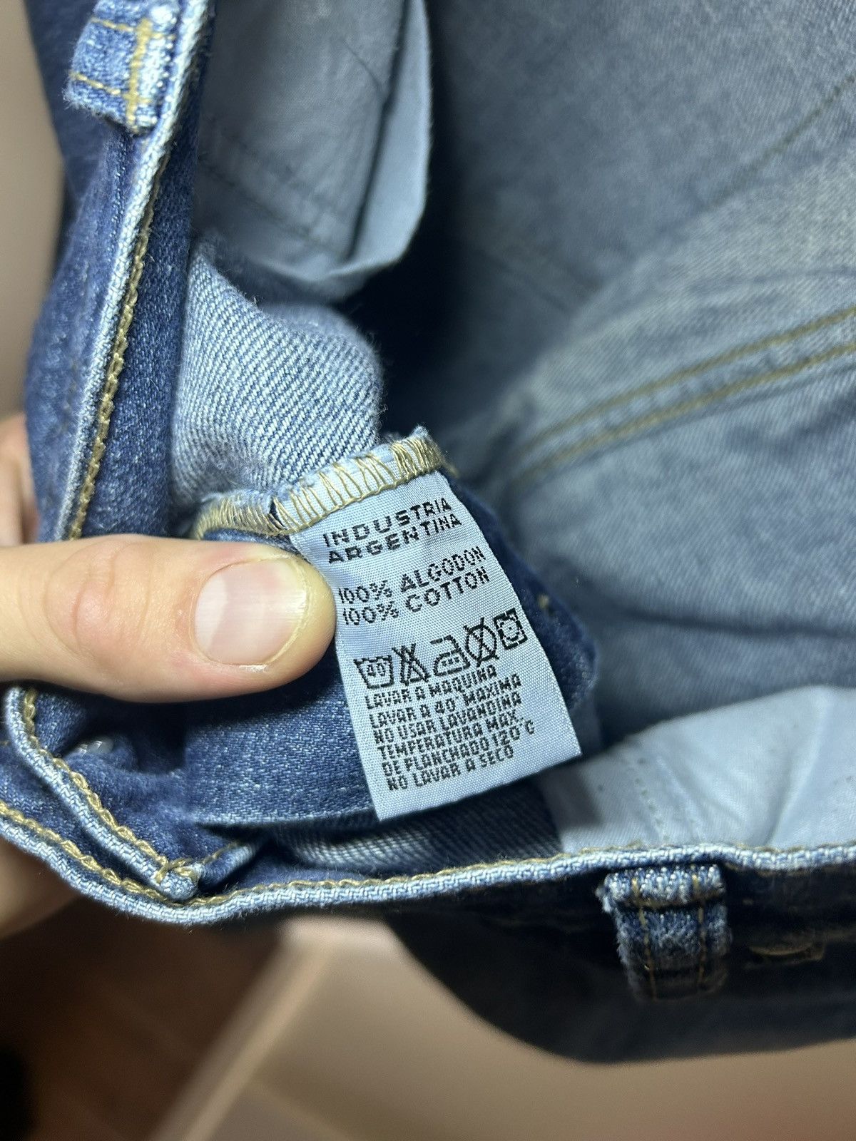 Lacoste Vintage Lacoste baggy blue jeans Size US 36 / EU 52 - 11 Thumbnail
