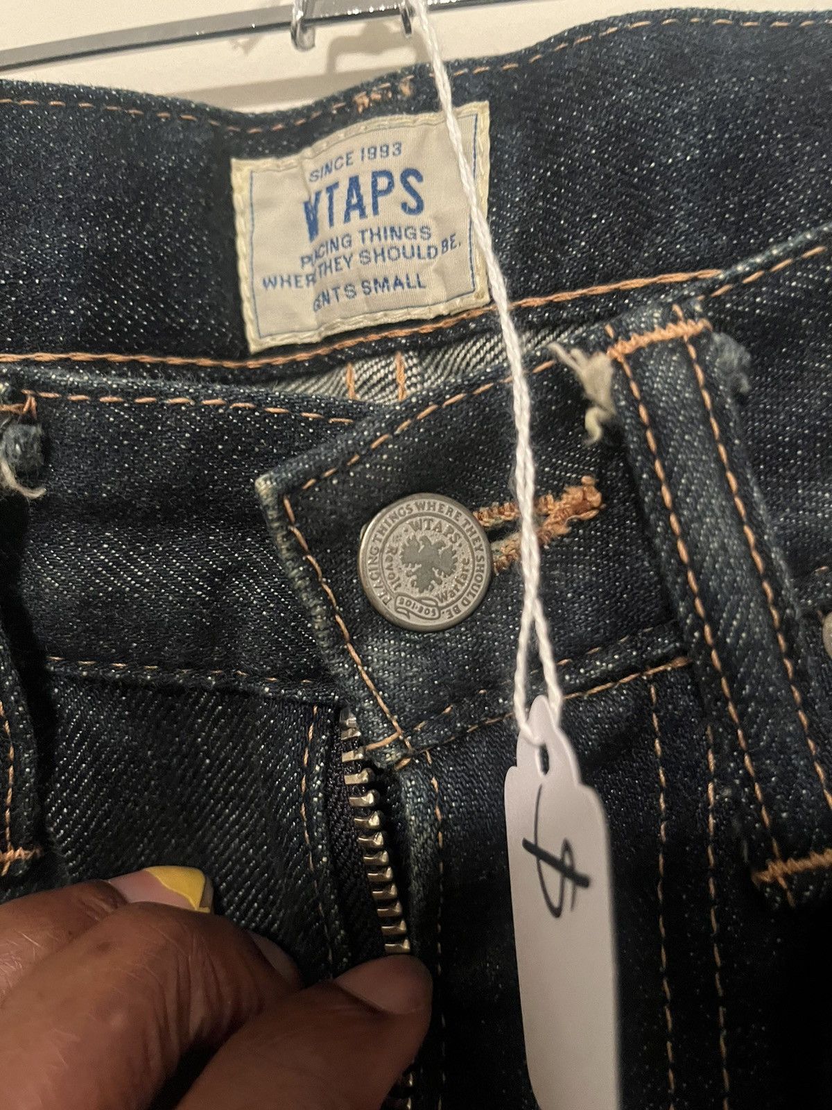 Wtaps Wtaps Straight Leg Dark Blue Denim Size US 29 - 2 Thumbnail