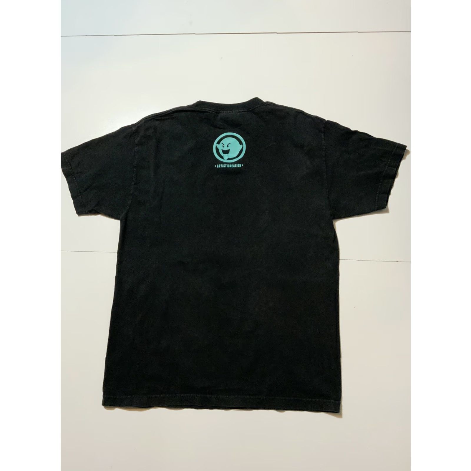 Vintage VINTAGE ArtistiCreation Ghost Ice Cream Skateboarding Graphic Black S/S Crew T-Shirt LG Mens Size US L / EU 52-54 / 3 - 2 Thumbnail