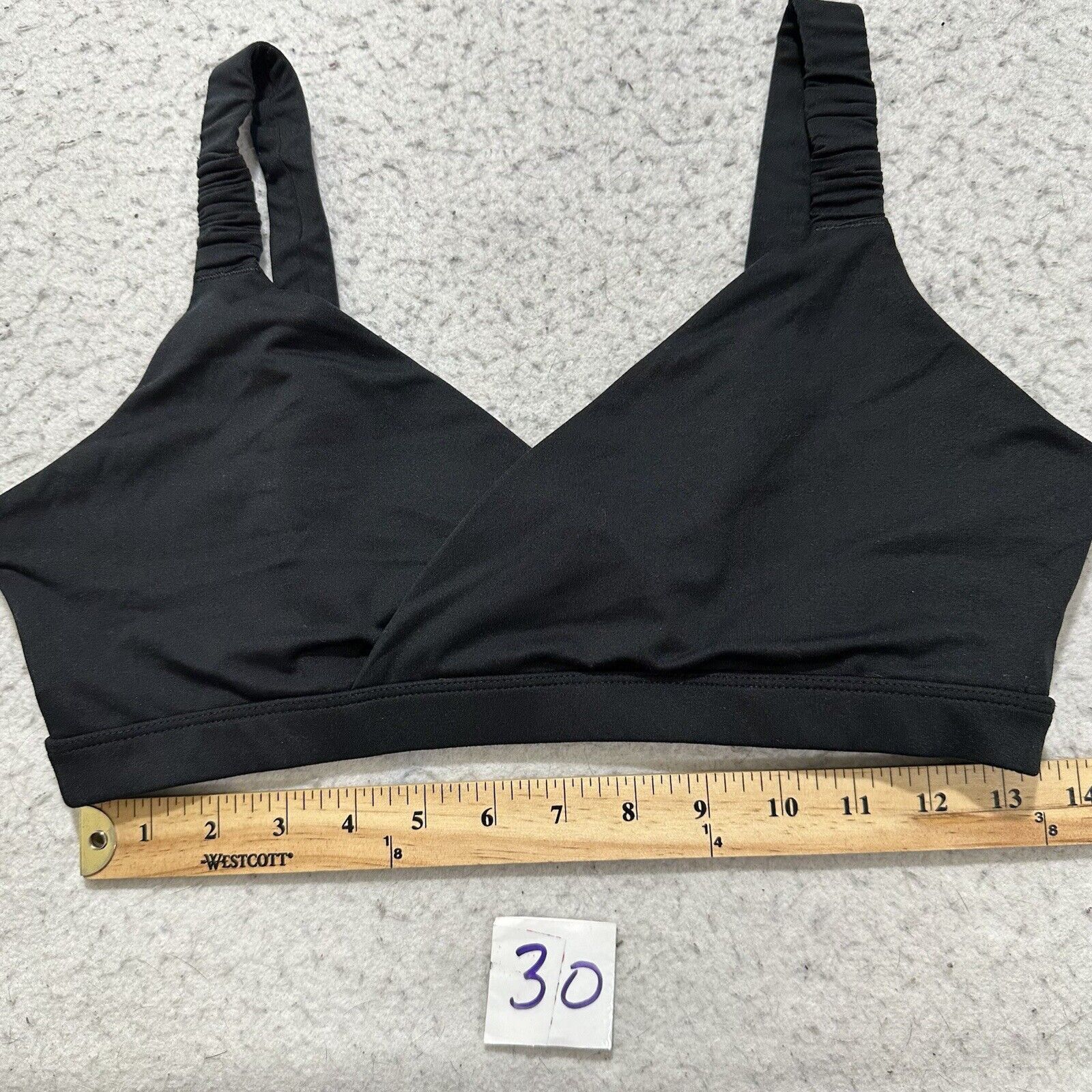 Fabletics Fabletics Medium Cross Front Sports Bra Ruched Straps Size ONE SIZE - 9 Thumbnail