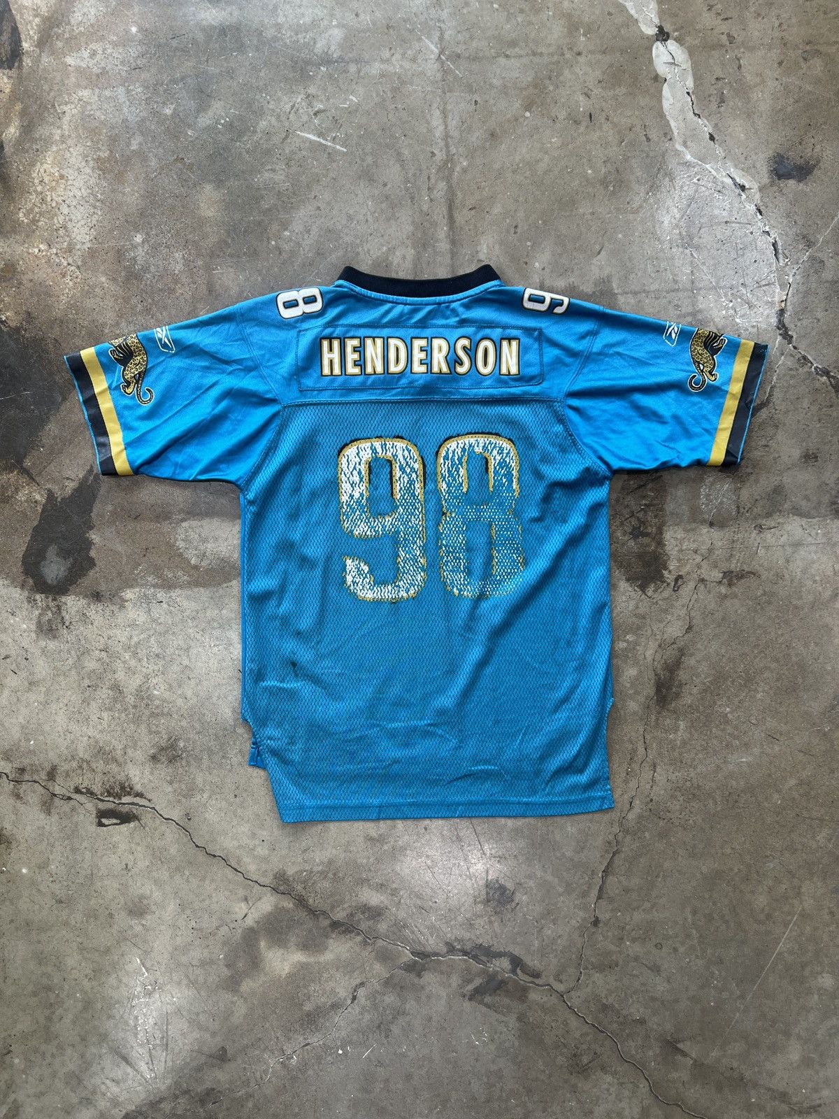 NFL Vintage Y2K Johnson Henderson 98 Jersey Youth Large (14-16) Size US L / EU 52-54 / 3 - 2 Thumbnail
