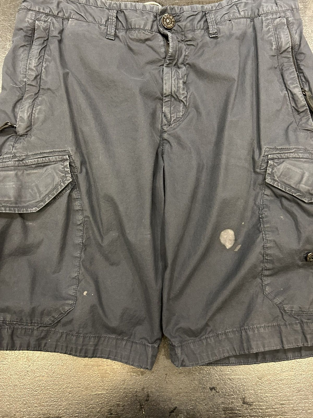 Stone Island Stone Island Cargo Shorts - Navy Size US 30 / EU 46 - 3 Thumbnail