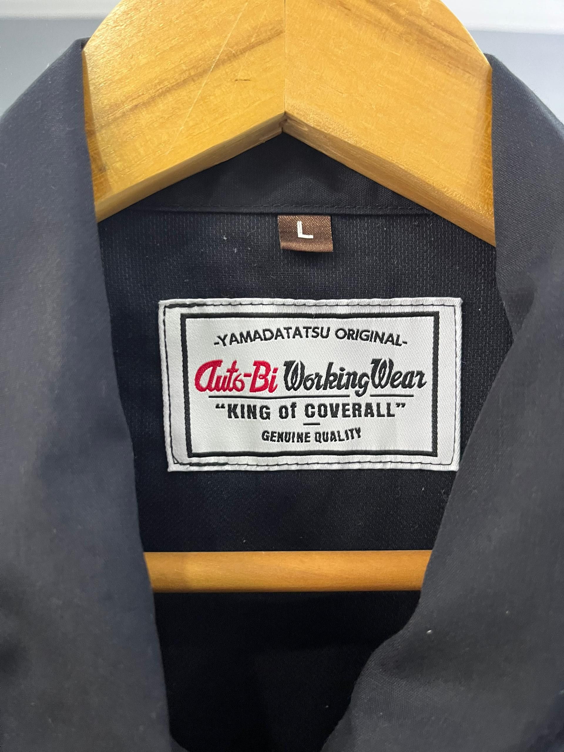 Japanese Brand Auto-Bi Japanese Workwear Coverall Navy Red Zip Size US M / EU 48-50 / 2 - 6 Thumbnail