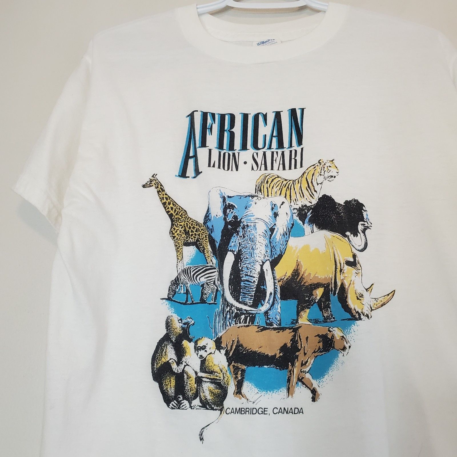 Vintage Vintage 80s 90s African Safari Nature Shirt Size L Fits S Size US L / EU 52-54 / 3 - 2 Thumbnail