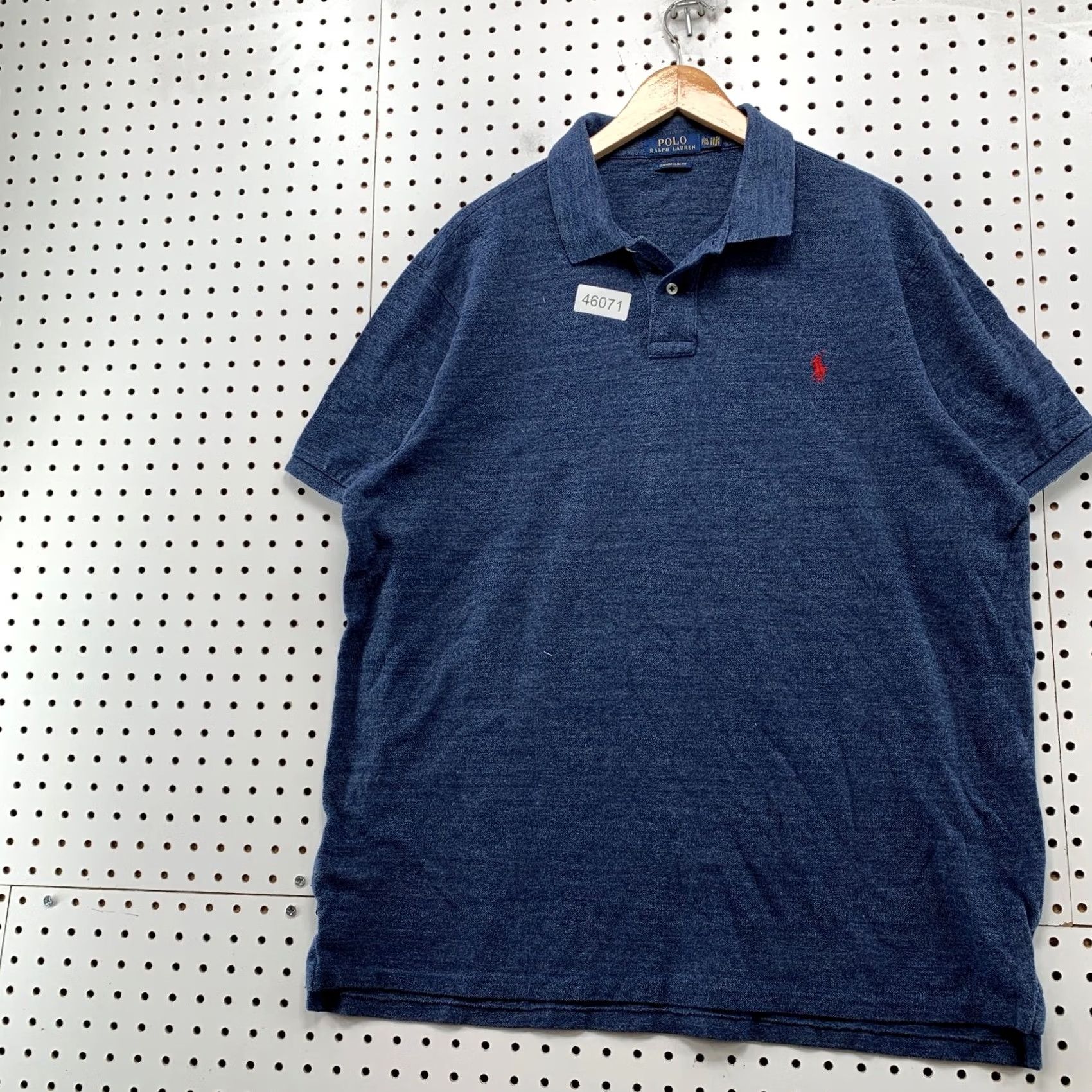 Polo Ralph Lauren Polo Ralph Lauren Shirt Mens 2XL Indigo Blue Preppy Slim Fit Size US XXL / EU 58 / 5 - 3 Thumbnail