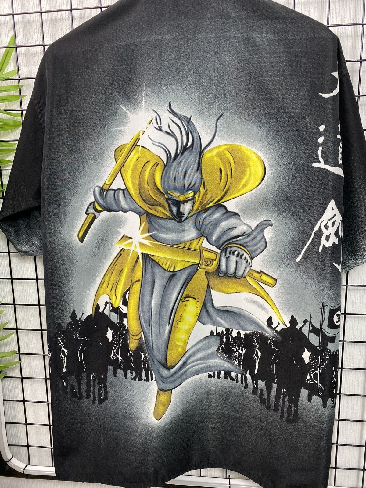 Other Samurai Warrior Men Button-Up Shirt Black Ninja Graphics Size US S / EU 44-46 / 1 - 17 Thumbnail
