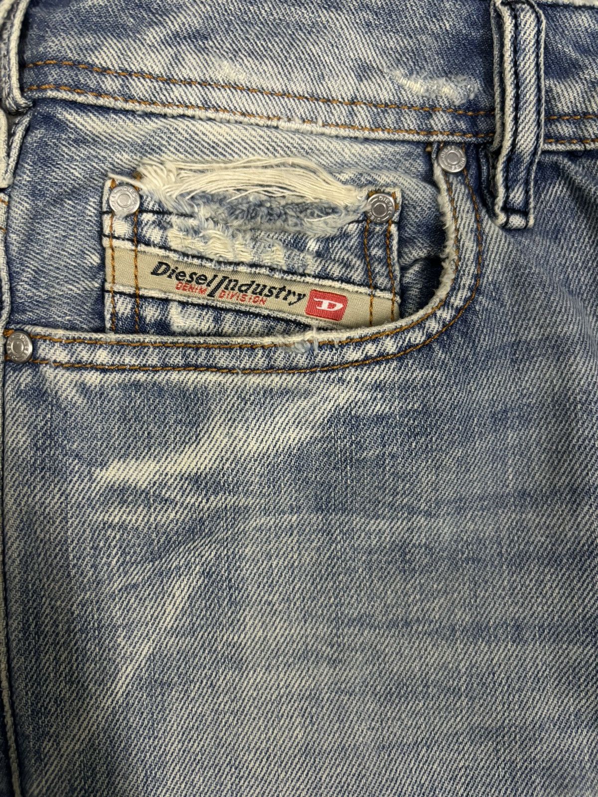 Diesel Vintage Diesel Industry Zatiny Flare Distressed Grunge Jeans Size US 29 - 4 Thumbnail