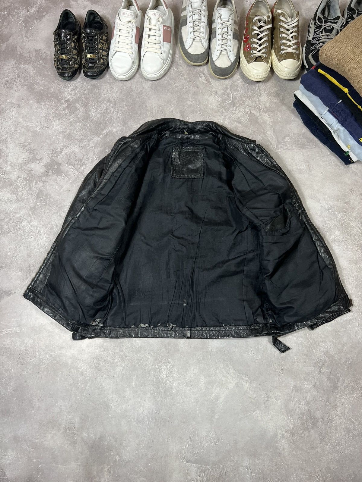 Vintage Vintage Y2k Leather Jacket Size US S / EU 44-46 / 1 - 7 Thumbnail