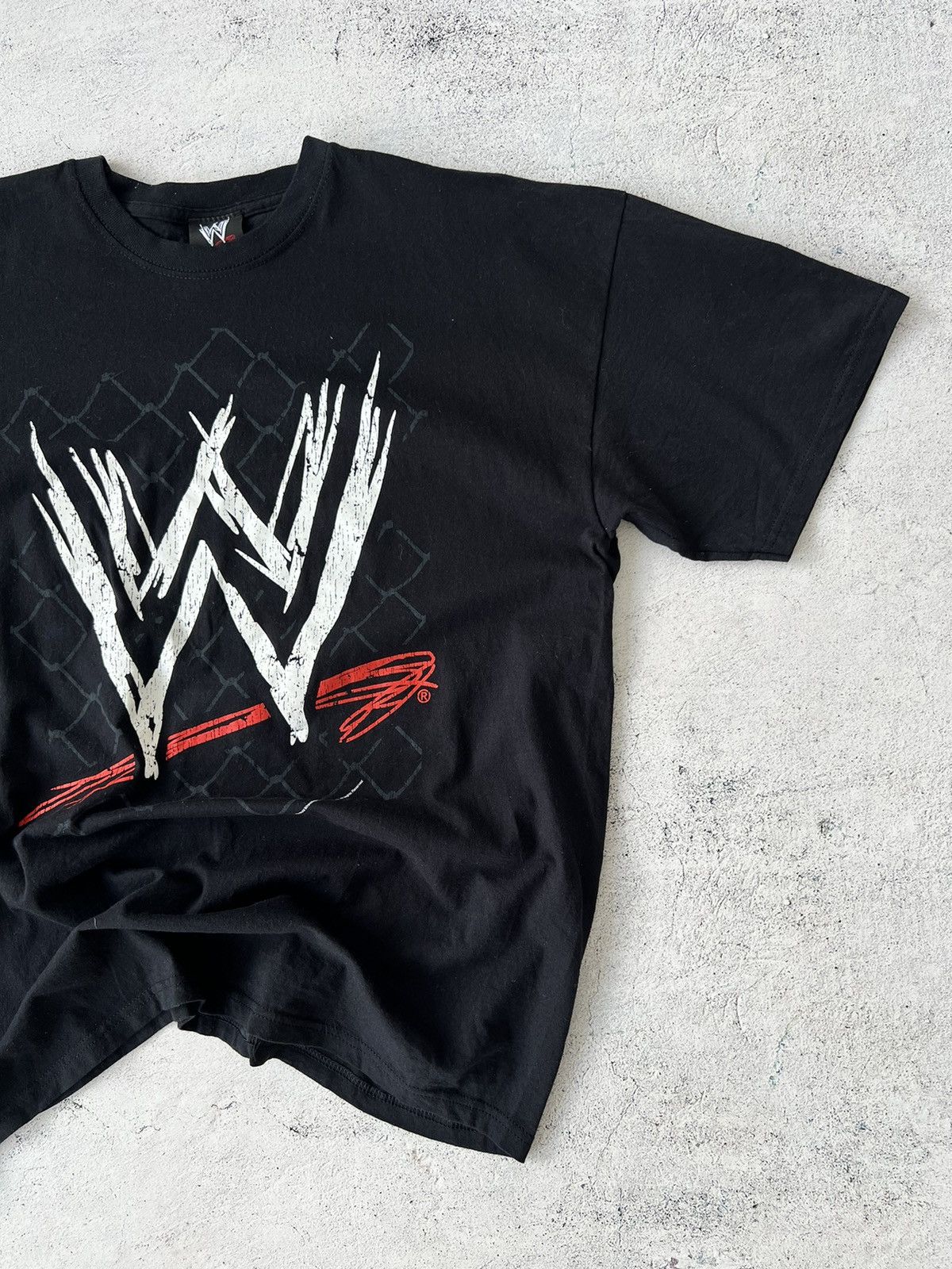 Vintage 🩸RARE🩸Vintage WWE Logo 2008 T Shirt Size US XL / EU 56 / 4 - 3 Thumbnail