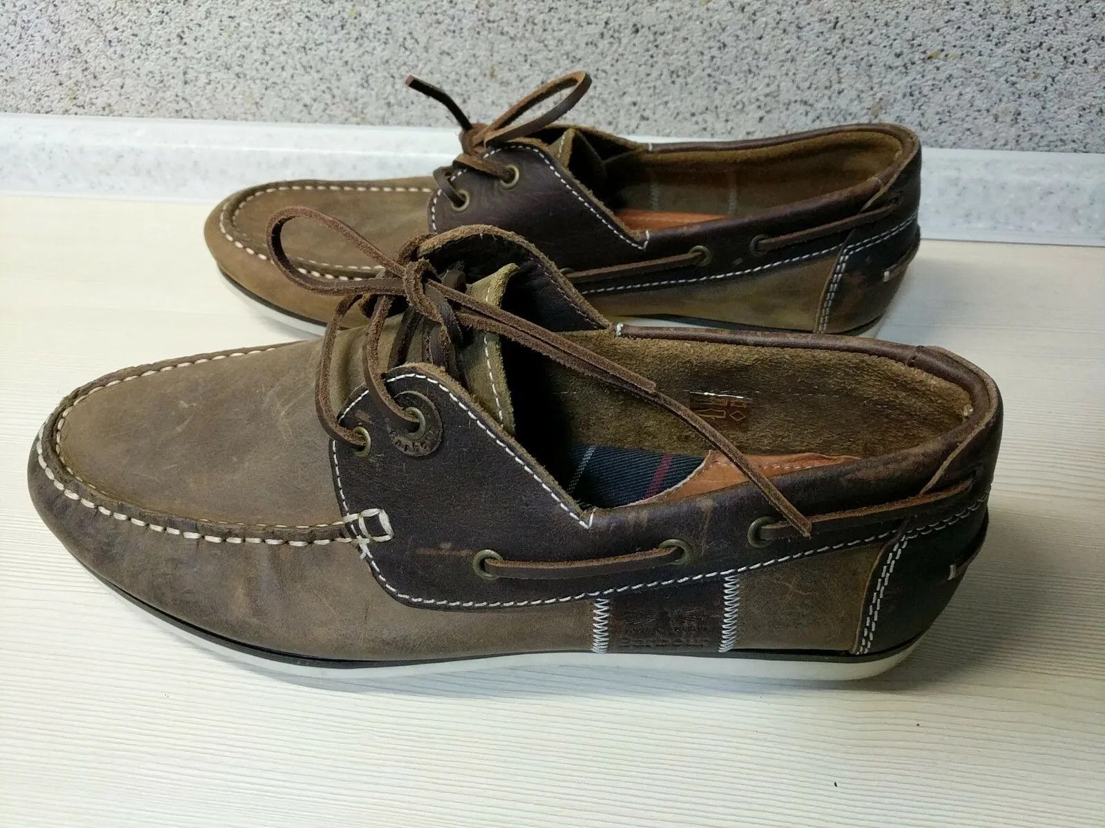 Barbour Mens Barbour Capstan Leather 10 Size US 10 / EU 43 - 2 Thumbnail