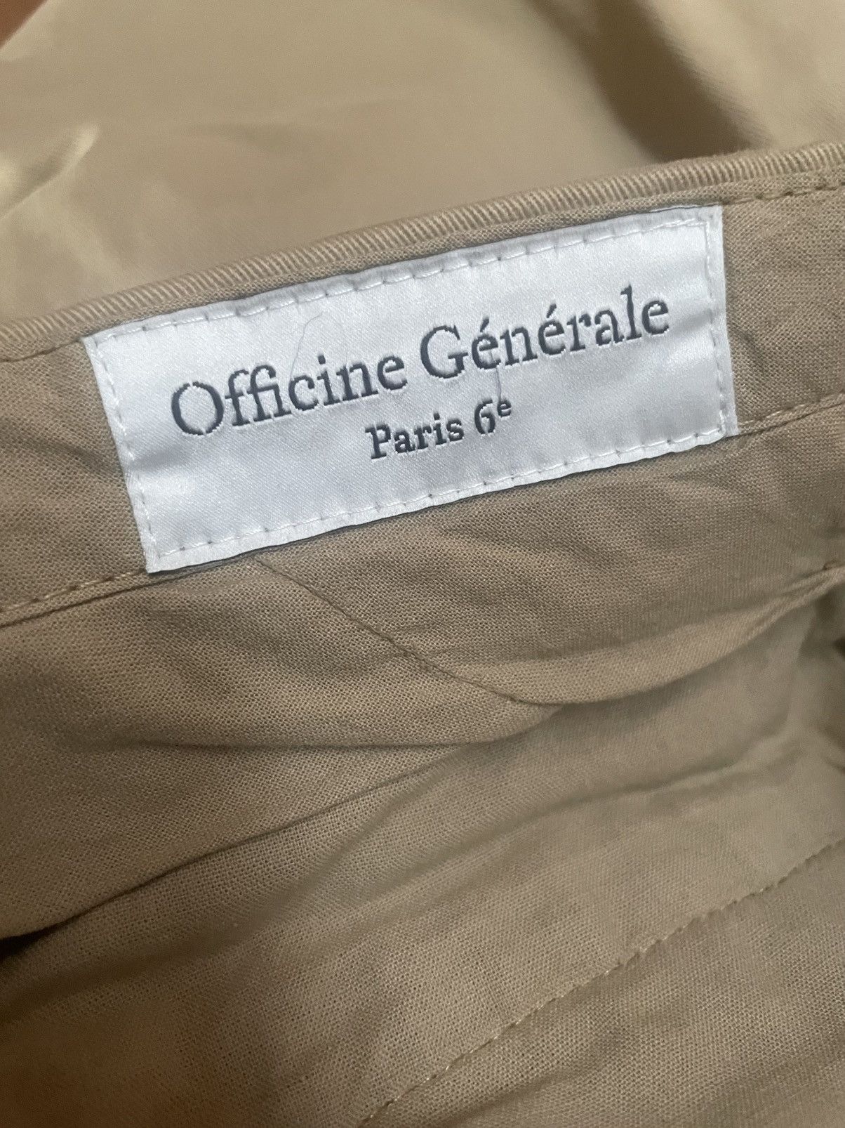 Officine Generale Garment Dyed Pants Size 46