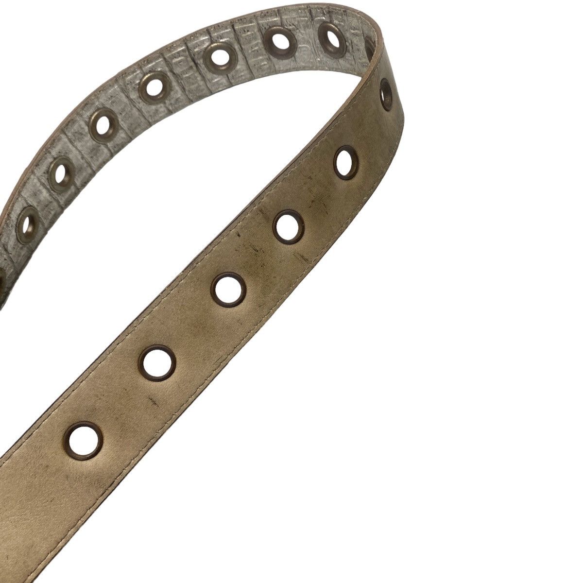 If Six Was Nine Belt Silver Snakeskin Pattern Ring Size ONE SIZE - 9 Thumbnail