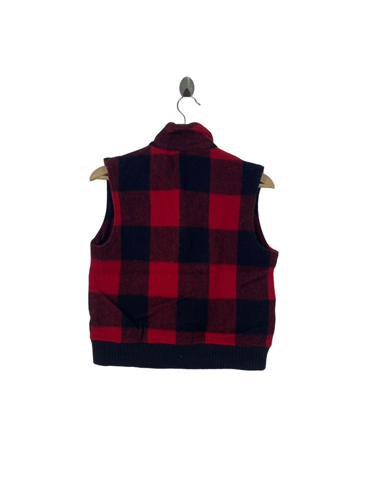 Woolrich Woolen Mills Vintage WOOLRICH BUFFALO Plaid Vest Jacket Check Outdoor Size S / US 4 / IT 40 - 6 Thumbnail
