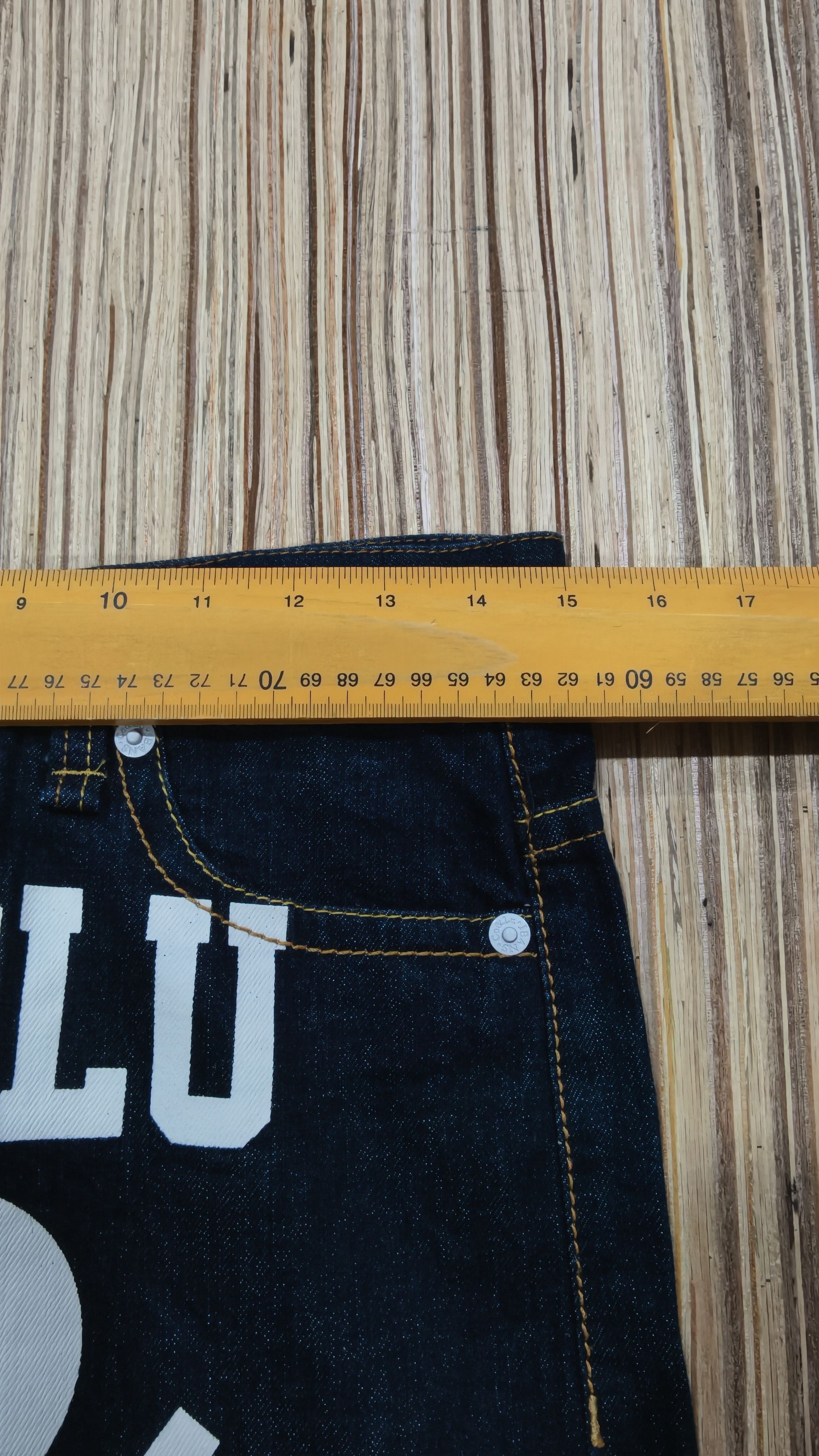 Japanese Brand Japanese Co&Lu Big Logo Denim Jeans Size US 30 / EU 46 - 5 Thumbnail