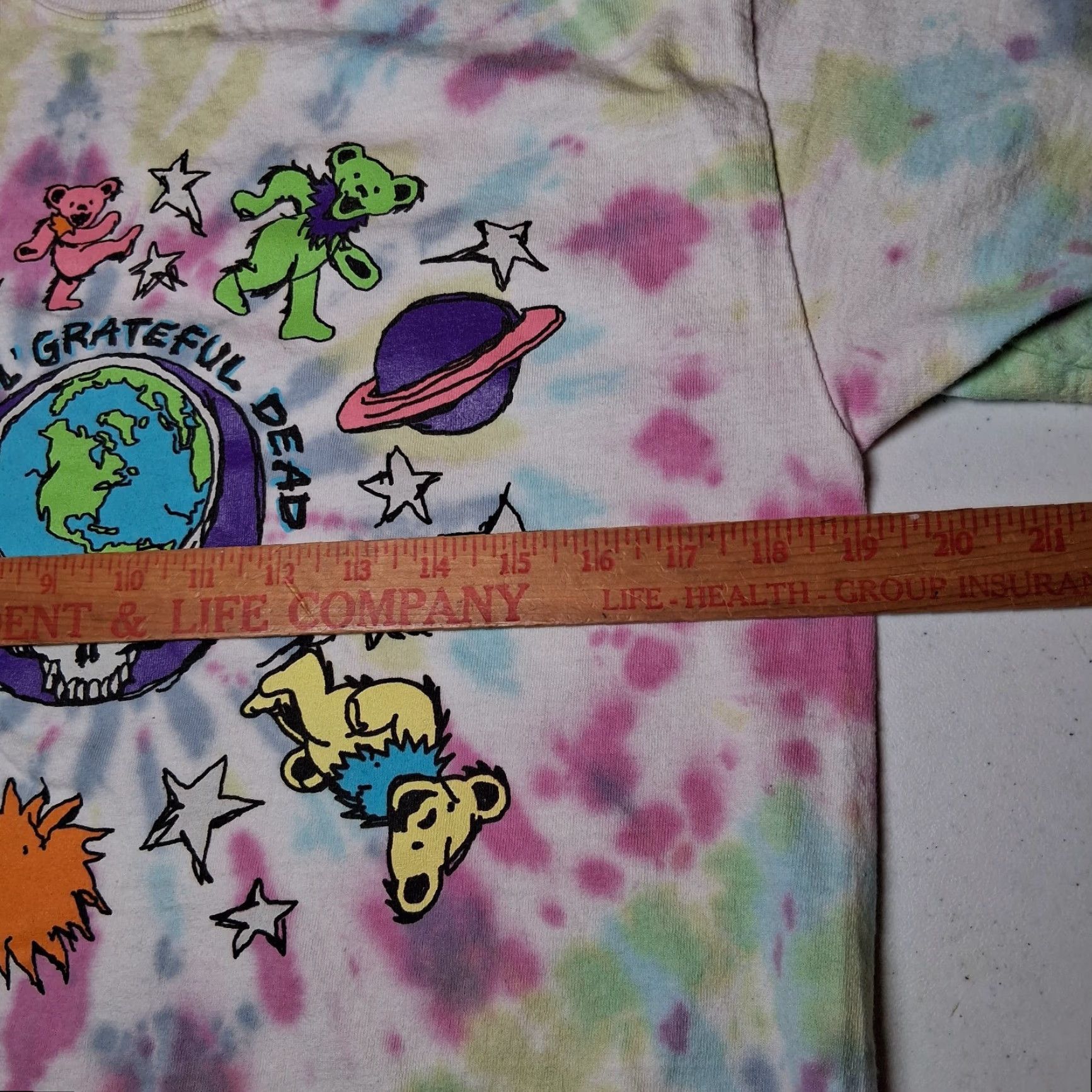 Ripple Junction Grateful Dead Shirt M Men T-Shirt Ripple Junction Multicolor Tie Dye Band Rock Hippie Dancing Bears Steal Your Face Graphic Crew Neck Short Sleeve Size US M / EU 48-50 / 2 - 7 Thumbnail