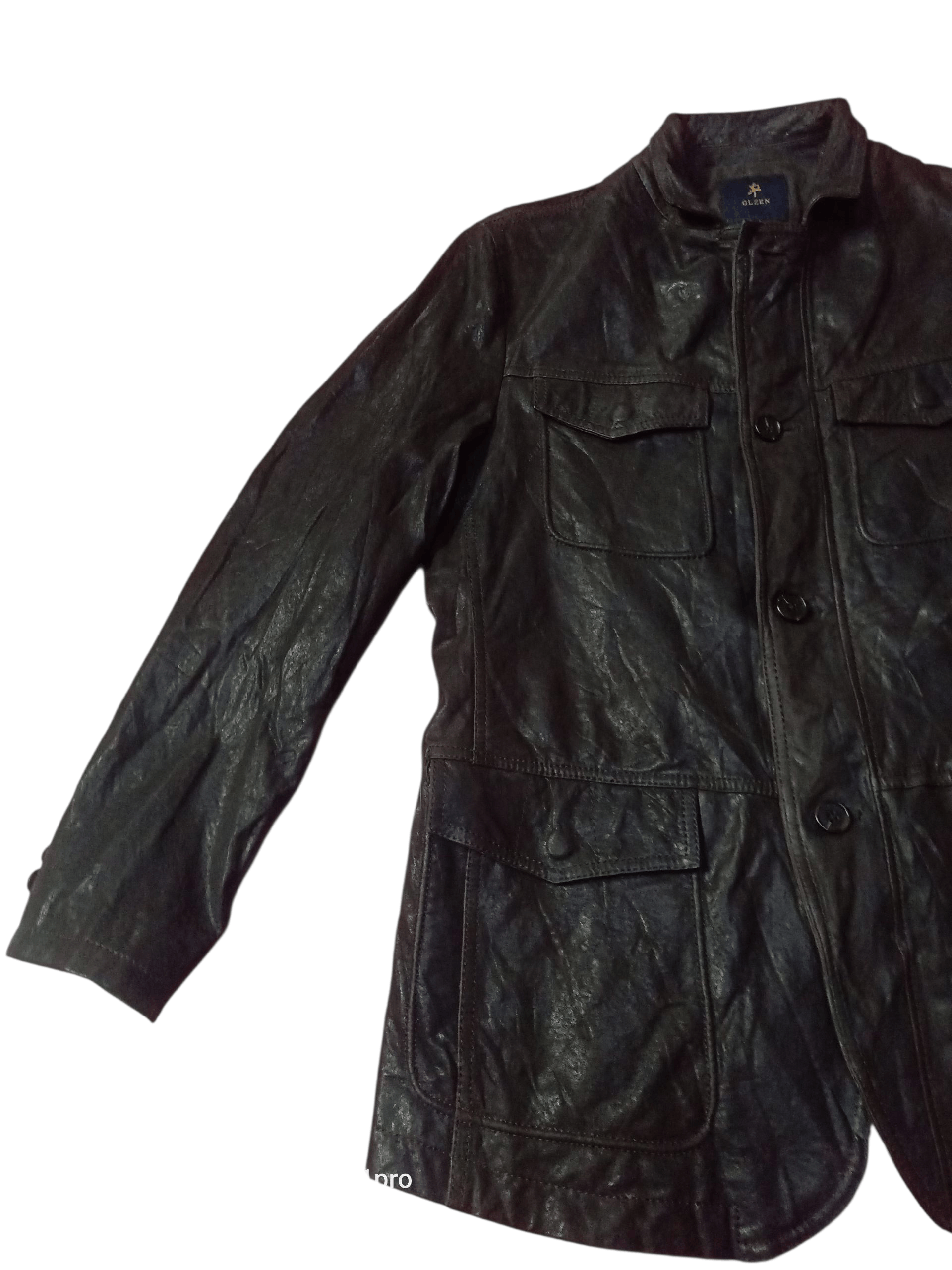 Japanese Brand 🌟Olzen Chore Double Front Poket Leathers Men 🌟 Size US M / EU 48-50 / 2 - 7 Thumbnail