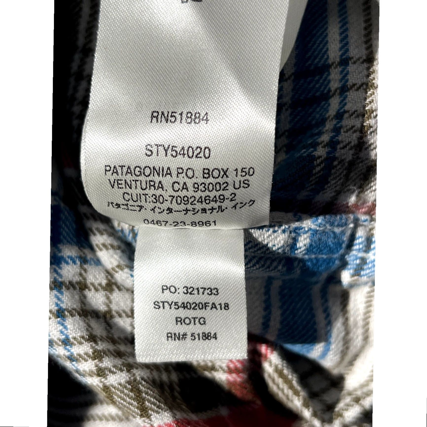 Patagonia Men's Lightweight Fjord Flannel Shirt Size S Size US S / EU 44-46 / 1 - 6 Thumbnail