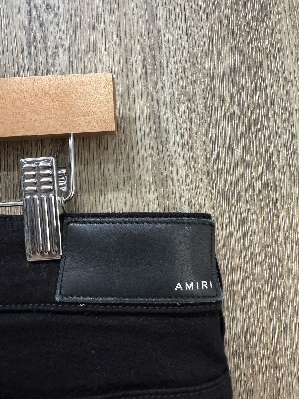 Amiri Amiri Black M Logo Denim Jeans Size US 34 / EU 50 - 9 Thumbnail