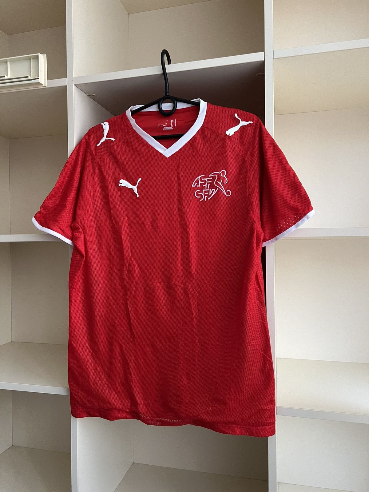 Puma Puma Switzerland Jersey Football Soccer Size US S / EU 44-46 / 1 - 2 Thumbnail