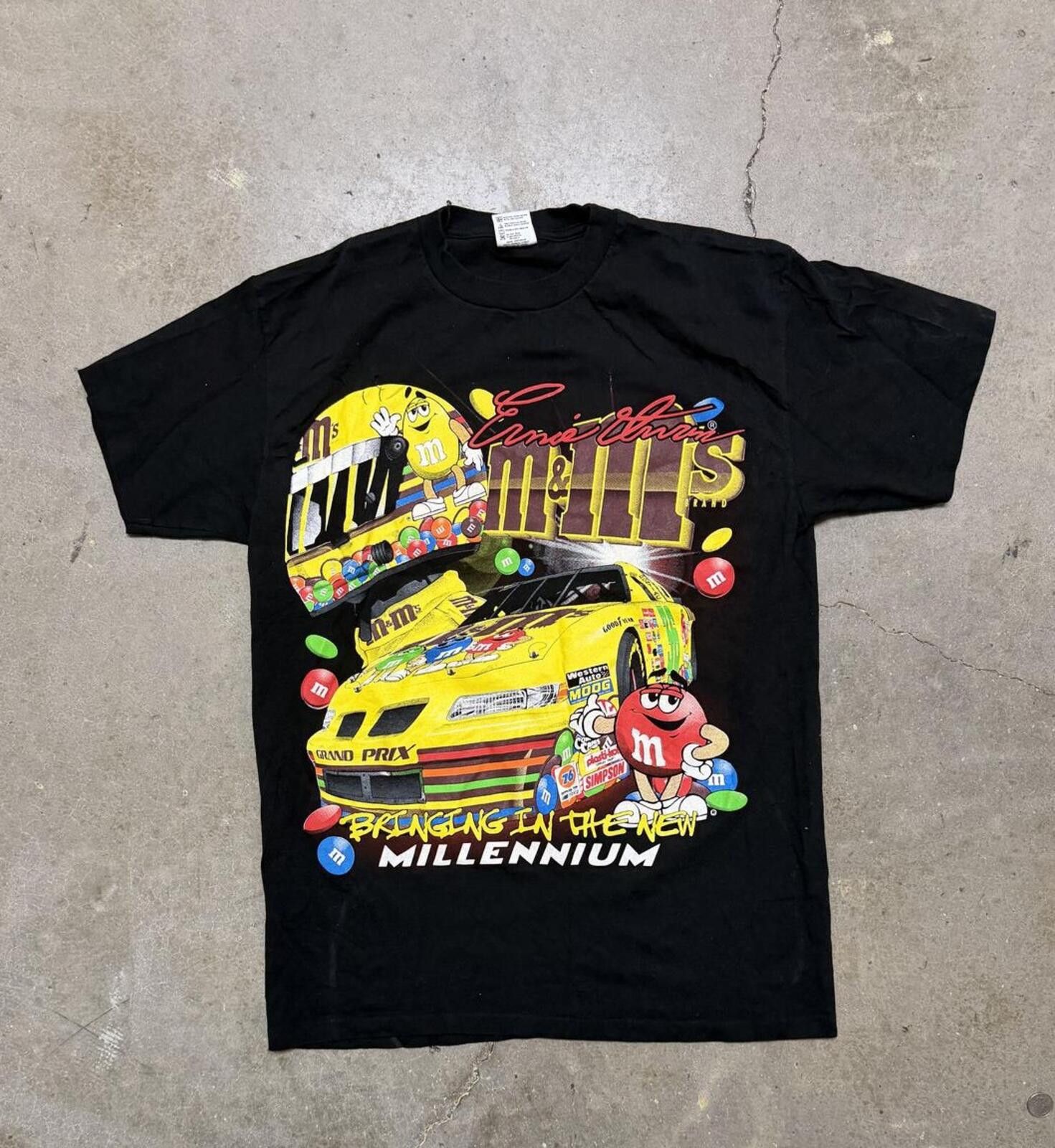 NASCAR VTG 1998 NASCAR Ernie Irvan and M&M T-Shirt Size US L / EU 52-54 / 3 - 1 Thumbnail