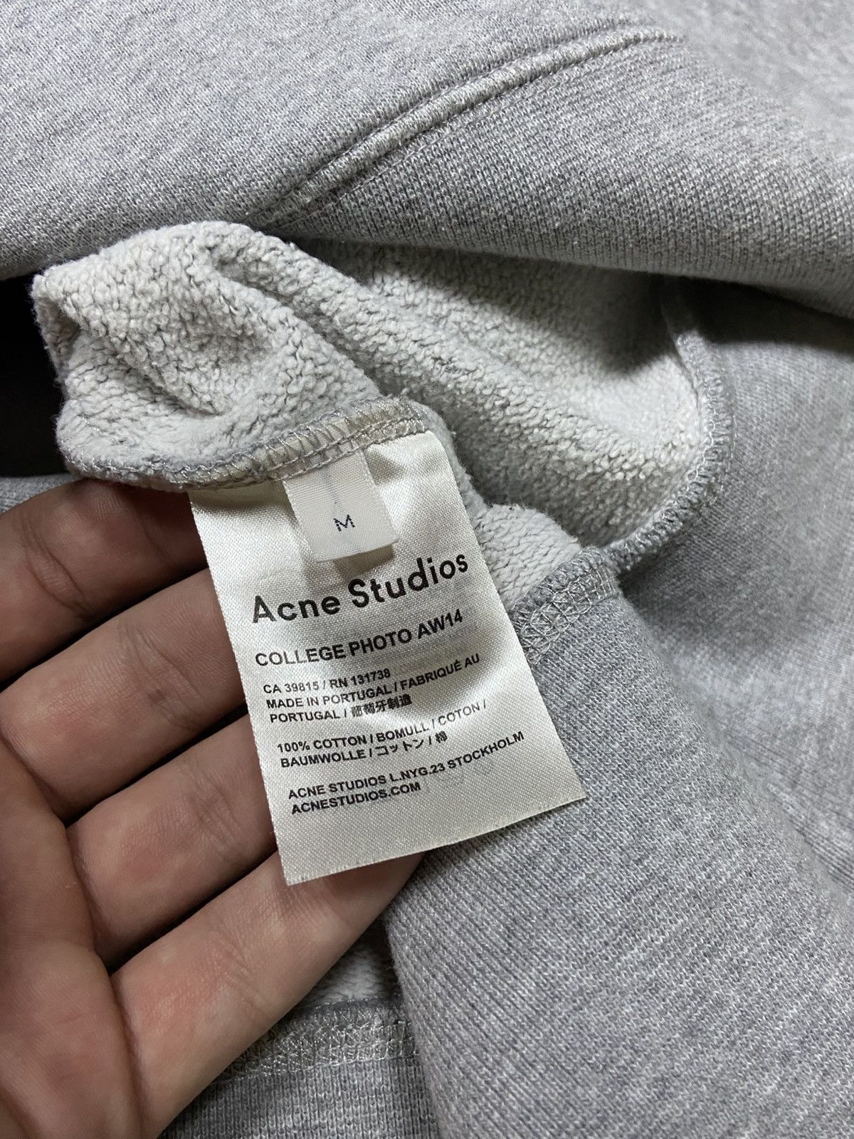Acne Studios Acne Studios 🌊 College Photo sea FW14 I Want More Sweatshirt Size US M / EU 48-50 / 2 - 6 Thumbnail