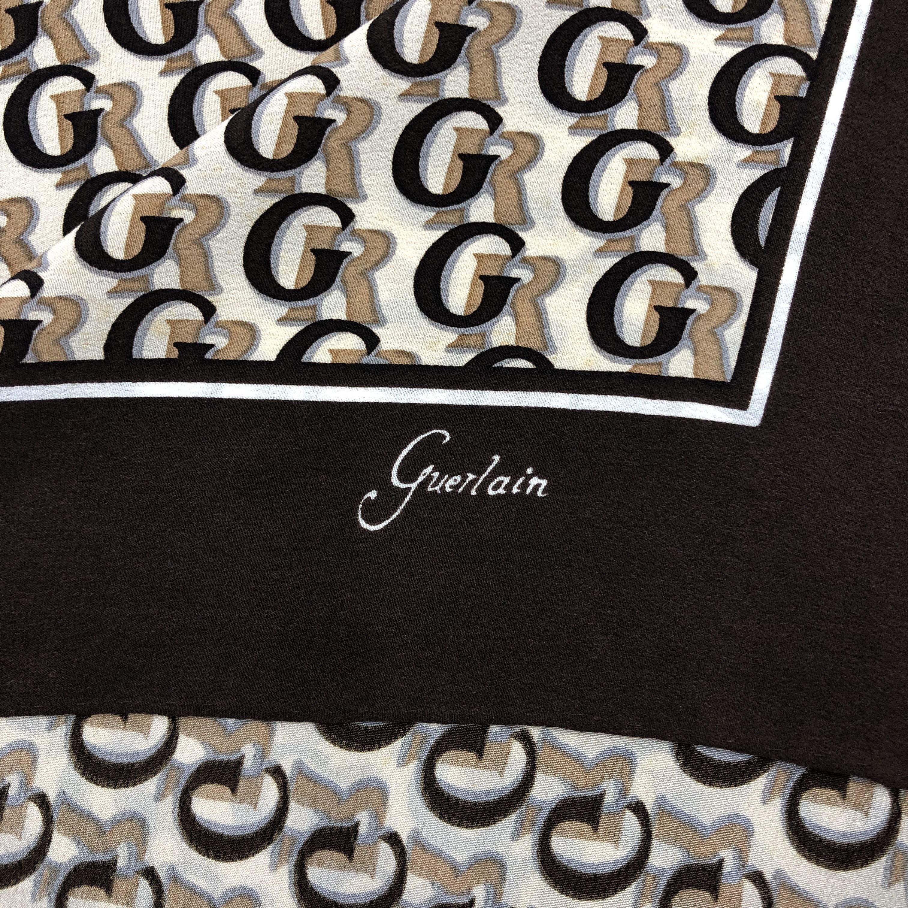 Japanese Brand Vintage Guerlain SILK Scarf Twill Stole Wraps Scarves Size ONE SIZE - 6 Thumbnail
