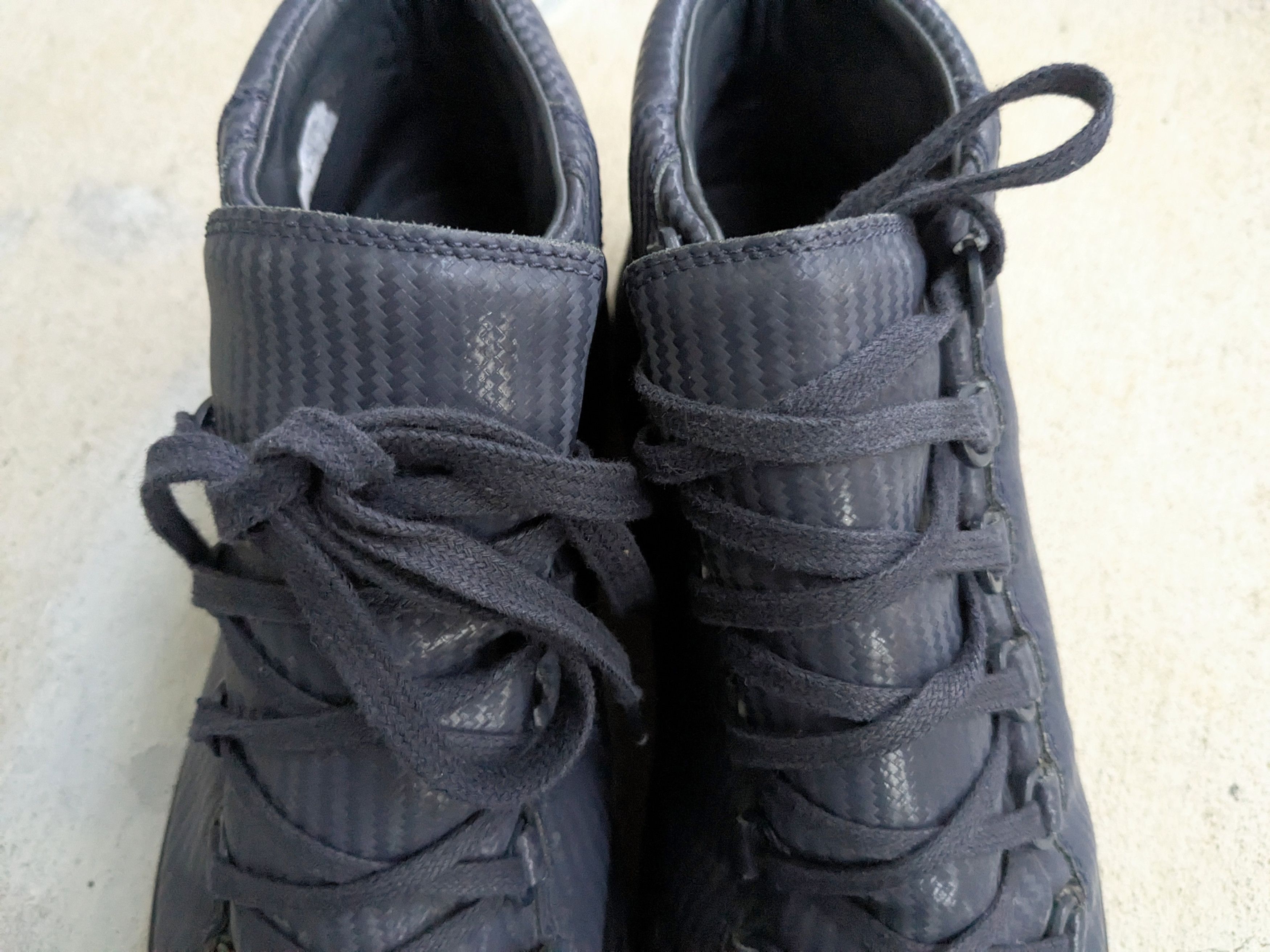 Balenciaga Balenciaga Arena Navy Blue 9 Leather High Tops Size US 9 / EU 42 - 4 Thumbnail