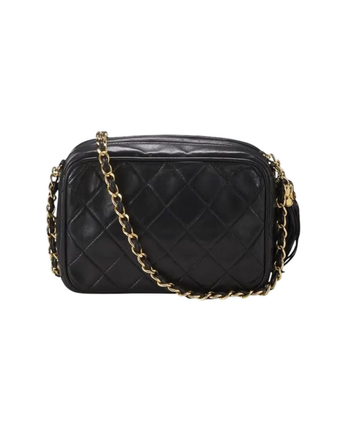 Chanel Chanel 1989-1991 Inrerlocking CC Camera Bag Size ONE SIZE - 3 Thumbnail