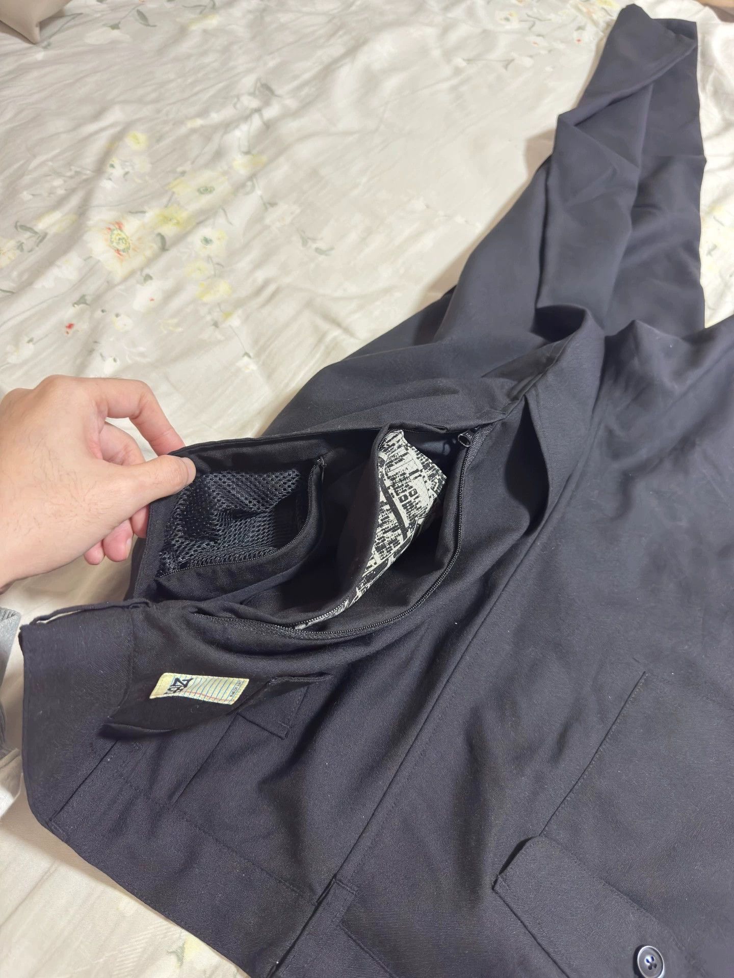 Beams Japan beams ssz 22ss wool hidden-pocket work pants black XL Size US 36 / EU 52 - 6 Thumbnail