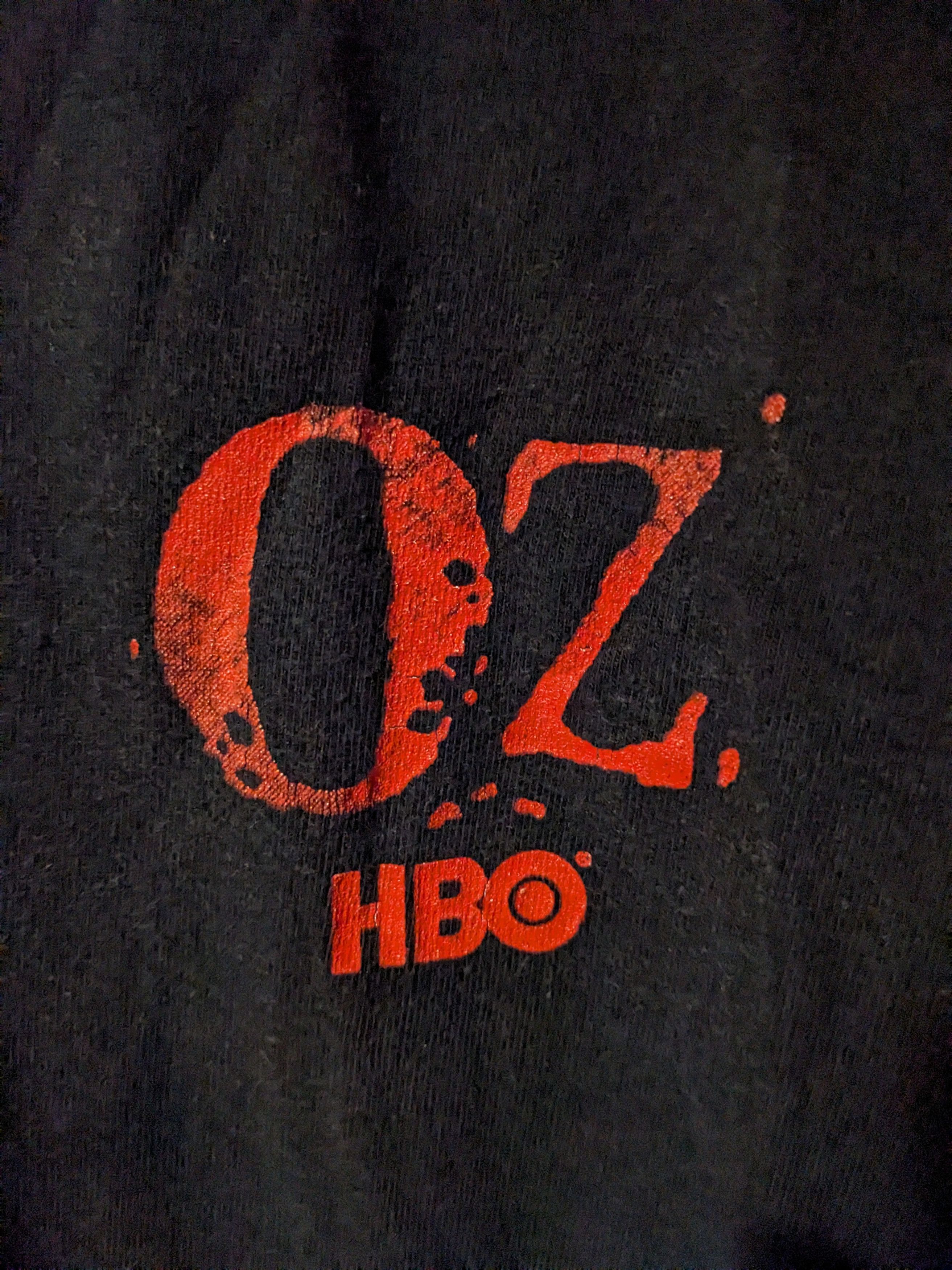 Vintage Vintage 90s OZ HBO Exclusive Watch Your Back X-Large T-Shirt Size US XL / EU 56 / 4 - 6 Thumbnail