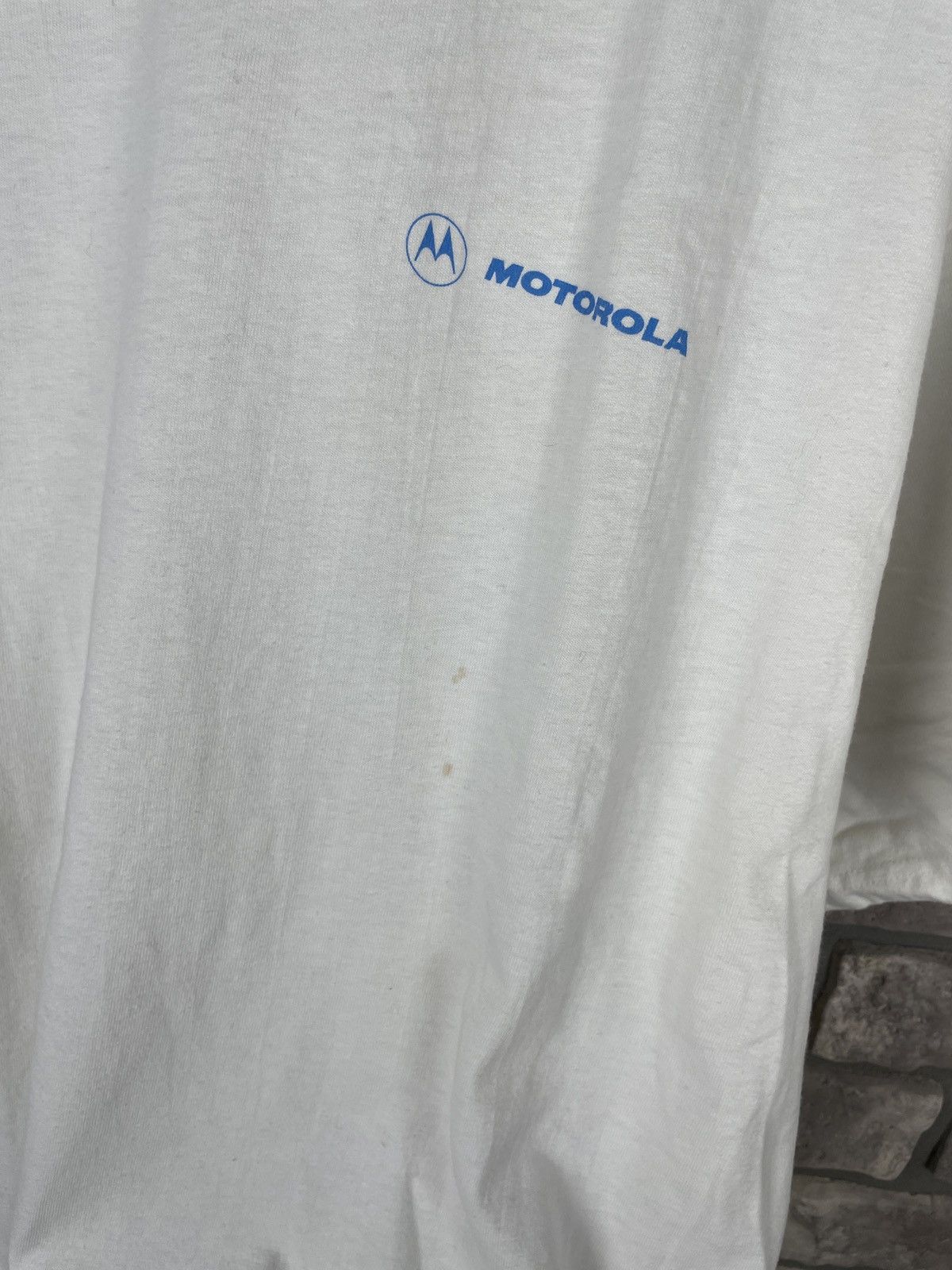 Motorola × Vintage Vintage oversize Motorola t-shirt shirt tee Size US XL / EU 56 / 4 - 5 Thumbnail