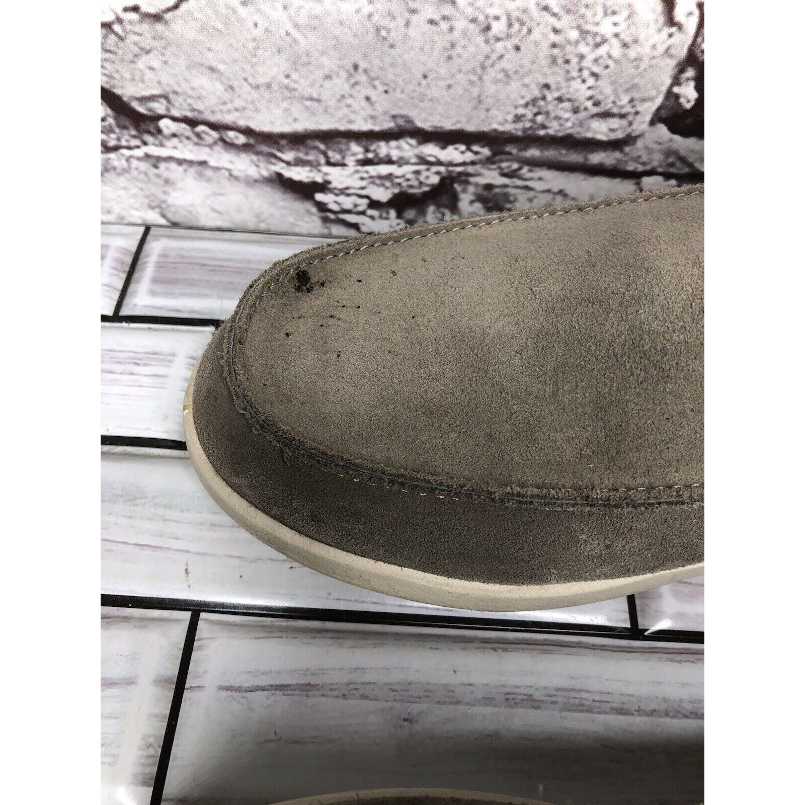 Olukai Olukai Mens Nalukai Kala Slip On Loafer Gray Suede Convertib Size US 8 / EU 41 - 6 Thumbnail