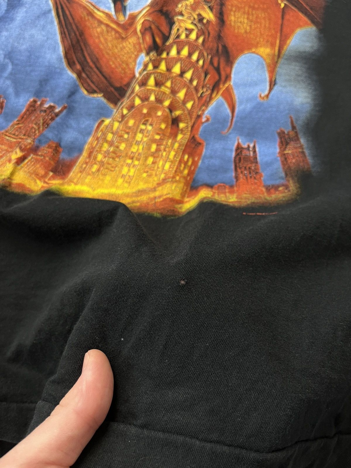 Band Tees Vintage 1993 Meat Loaf World Tour Long Sleeve T-Shirt Size US XL / EU 56 / 4 - 21 Thumbnail