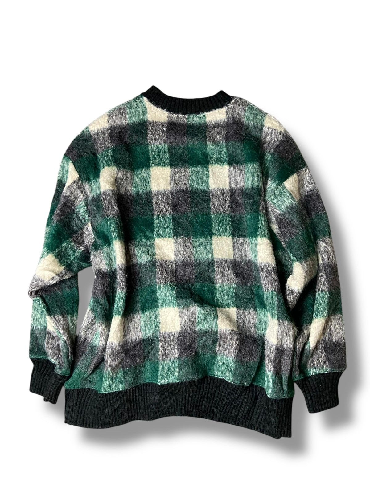 Designer × Japanese Brand × Vintage INGNI Japanese Brand Checkered Rib Tunic Sweater (132) Size US M / EU 48-50 / 2 - 3 Thumbnail