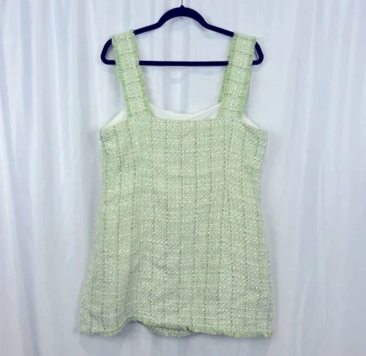 House of Harlow House of Harlow 1960 Green Tweed A-Line Mini Dress Size XL / US 12-14 / IT 48-50 - 8 Thumbnail