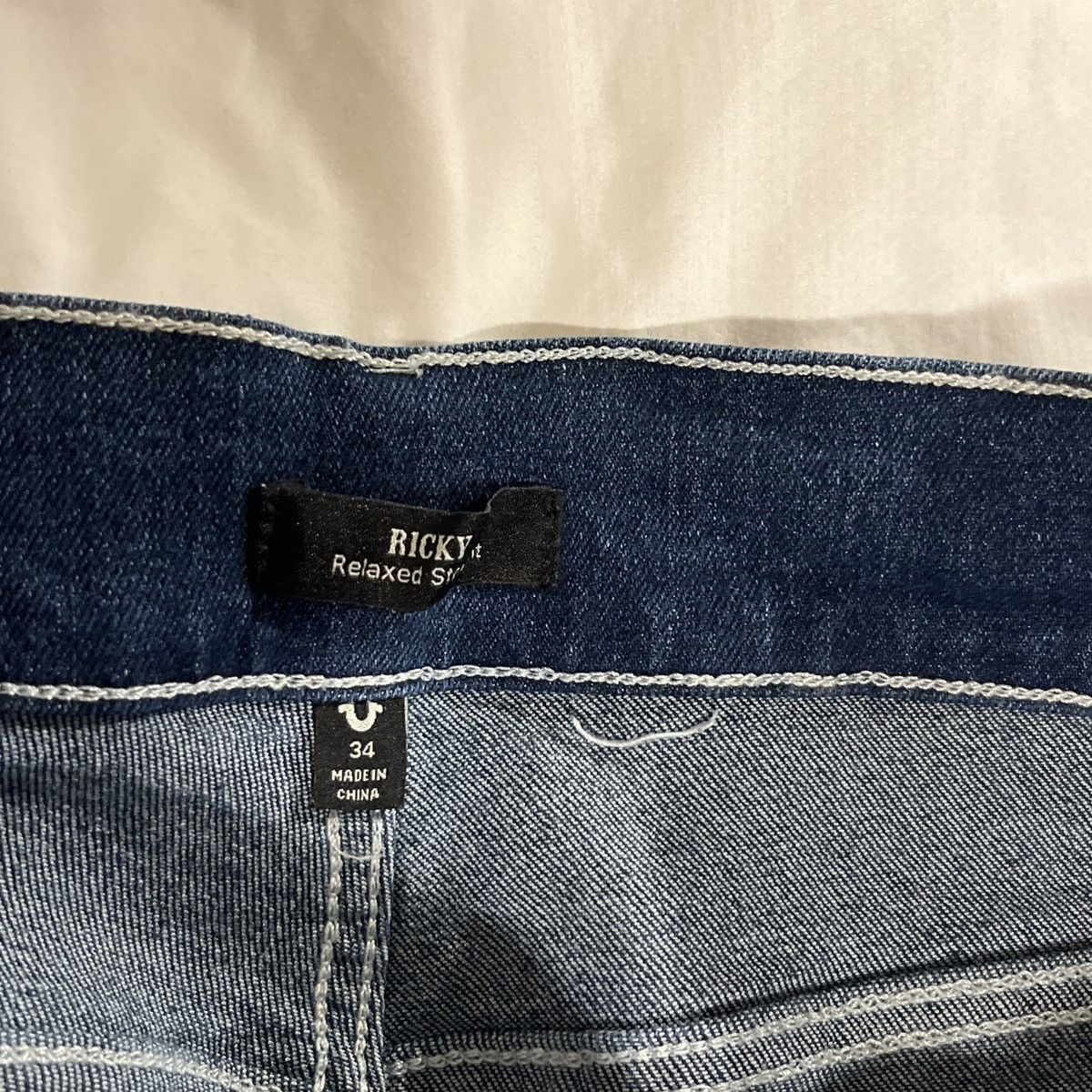 True Religion New True Religion Ricky Flap Relaxed Straight 34x34 $159 Size US 34 / EU 50 - 7 Thumbnail