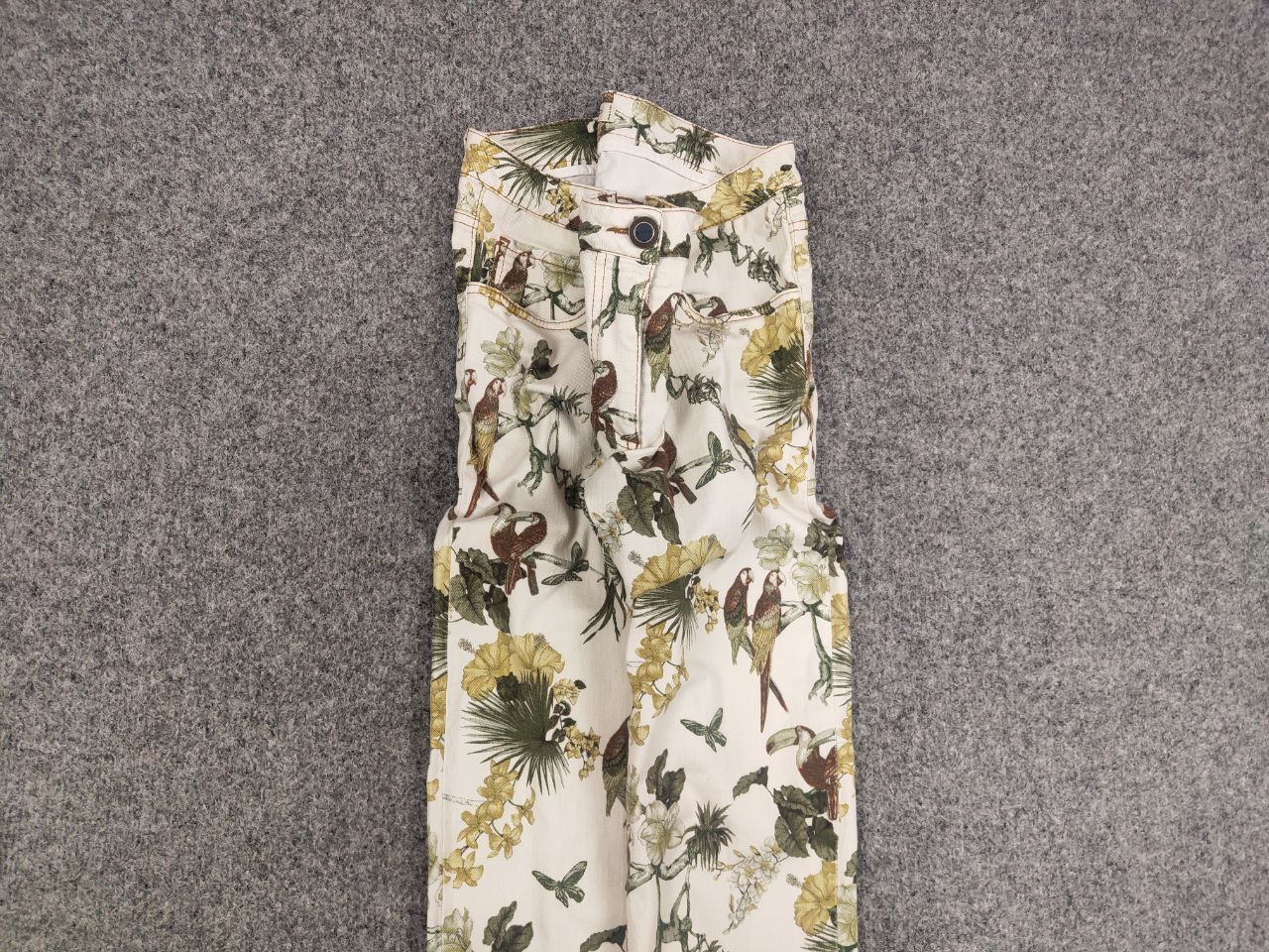 Etro Etro Milano Design Art Pattern bird Floral Slim Denim Jeans Size 30" / US 8 / IT 44 - 4 Thumbnail