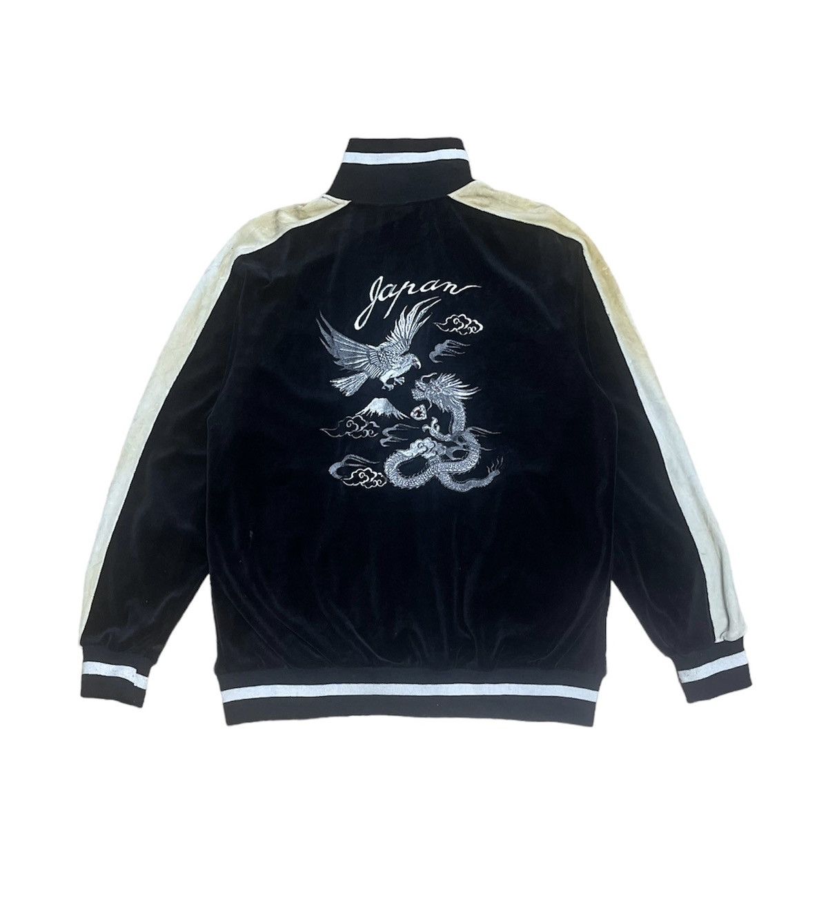 Japanese Brand Vintage Detictive Struct Sukajan Velvet Zip Jacket Size US M / EU 48-50 / 2 - 1 Thumbnail