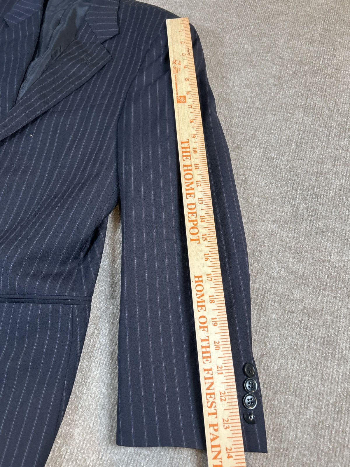 Armani Collezioni Armani Collezioni Made in Italy Pinstripe Blazer – 40R Size 40R - 7 Thumbnail
