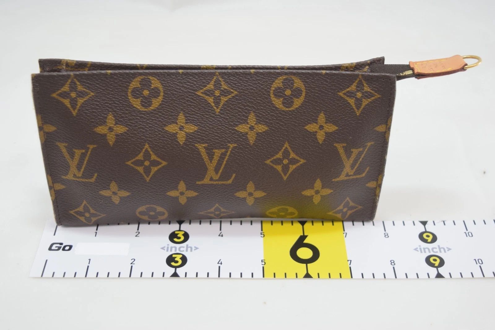 Louis Vuitton Auth Louis Vuitton Bucket Pouch GM Monogram Canvas 51983 Size ONE SIZE - 10 Thumbnail