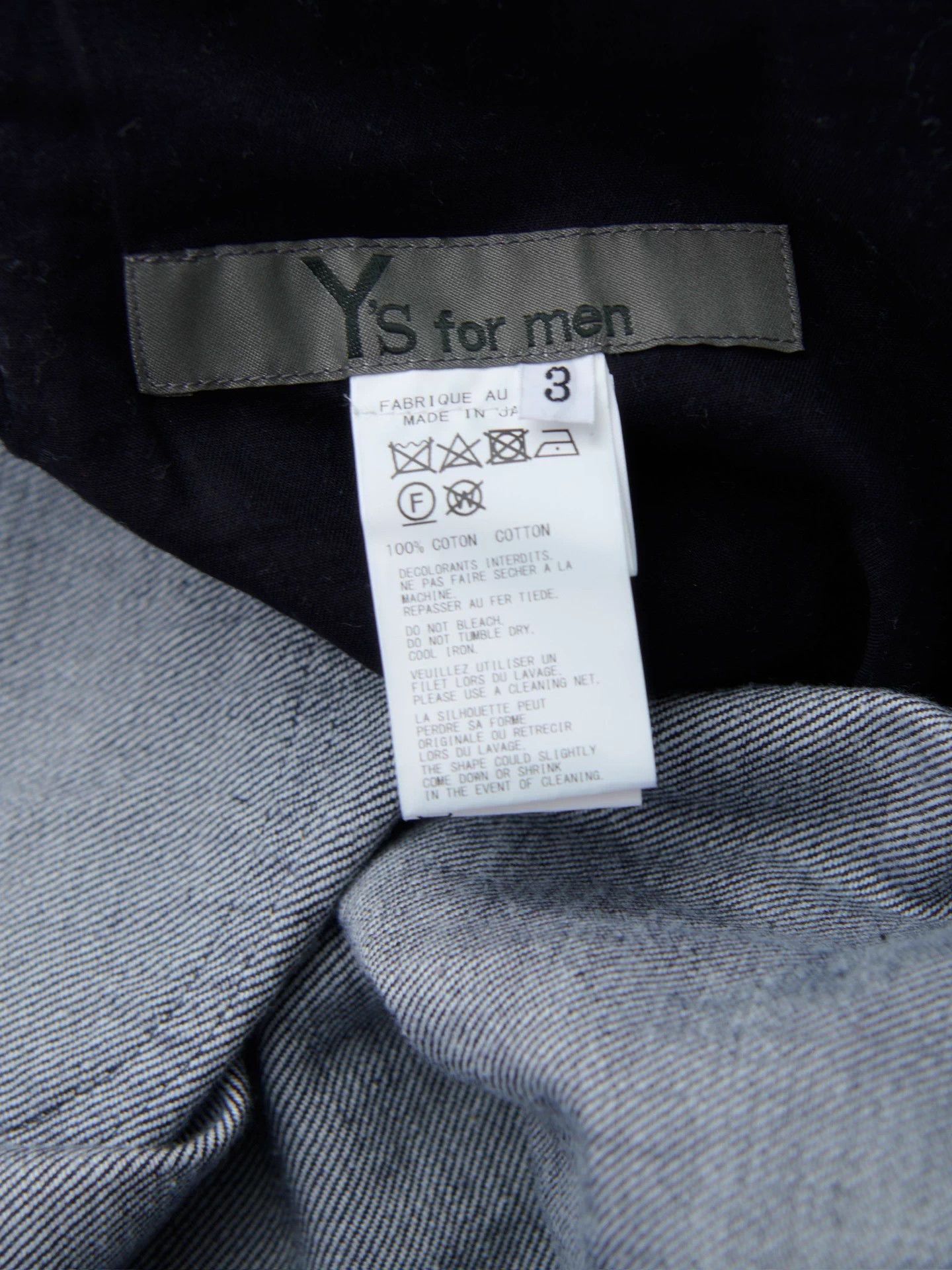 Yohji Yamamoto Yohji Yamamoto Drawstring Denim Wide-Leg Work Pants Size US 34 / EU 50 - 9 Thumbnail