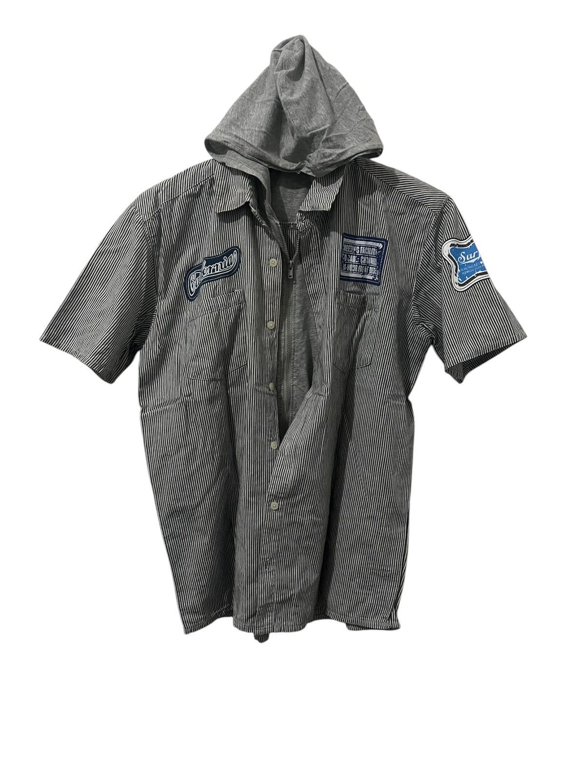 20471120 Japanese Double layers hoodie Mesacotta shirt Size US L / EU 52-54 / 3 - 1 Thumbnail